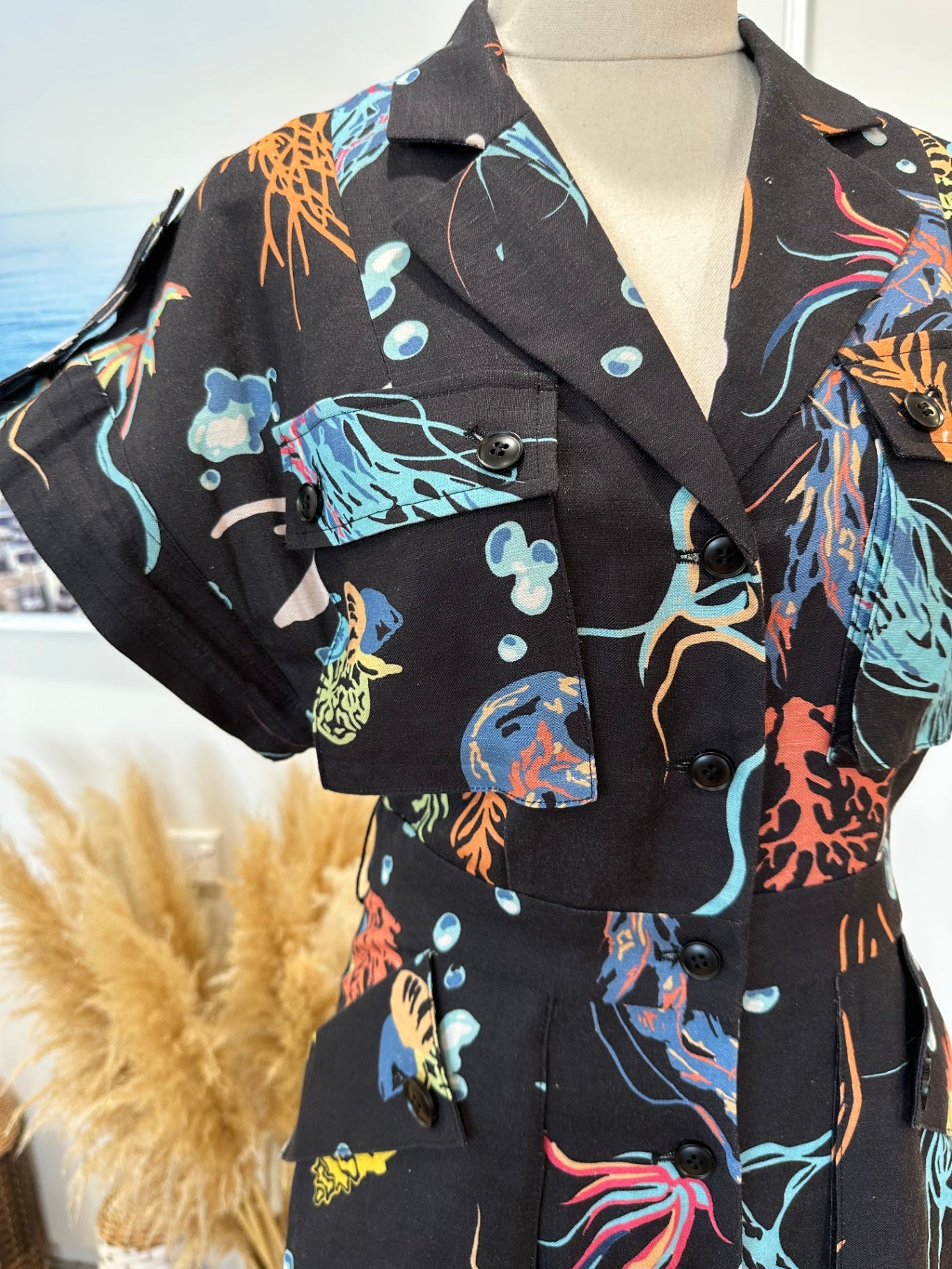 Leo Lin - Audrey Pocket Dress - Extra Small (AU 6) - RRP $599AUD