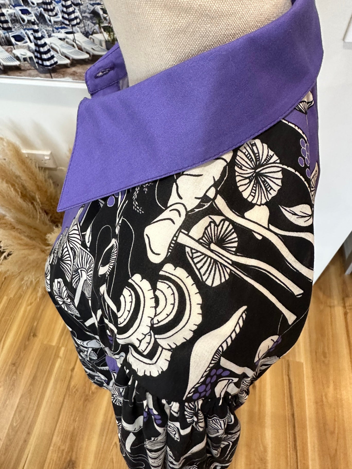 Sunset Lover - Shirt - Size 8 - 70% Cotton + 30% Silk - RRP $405AUD