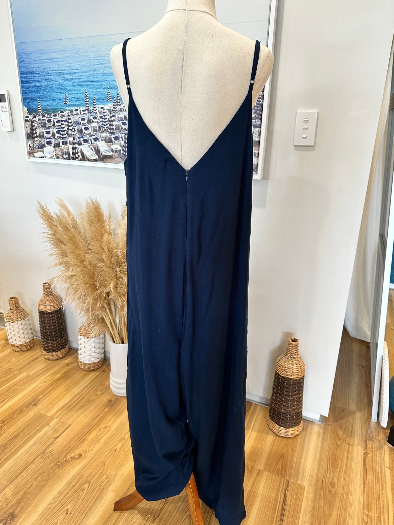 Sacred Soul - Jumpsuit - Small / Medium - Navy Blue