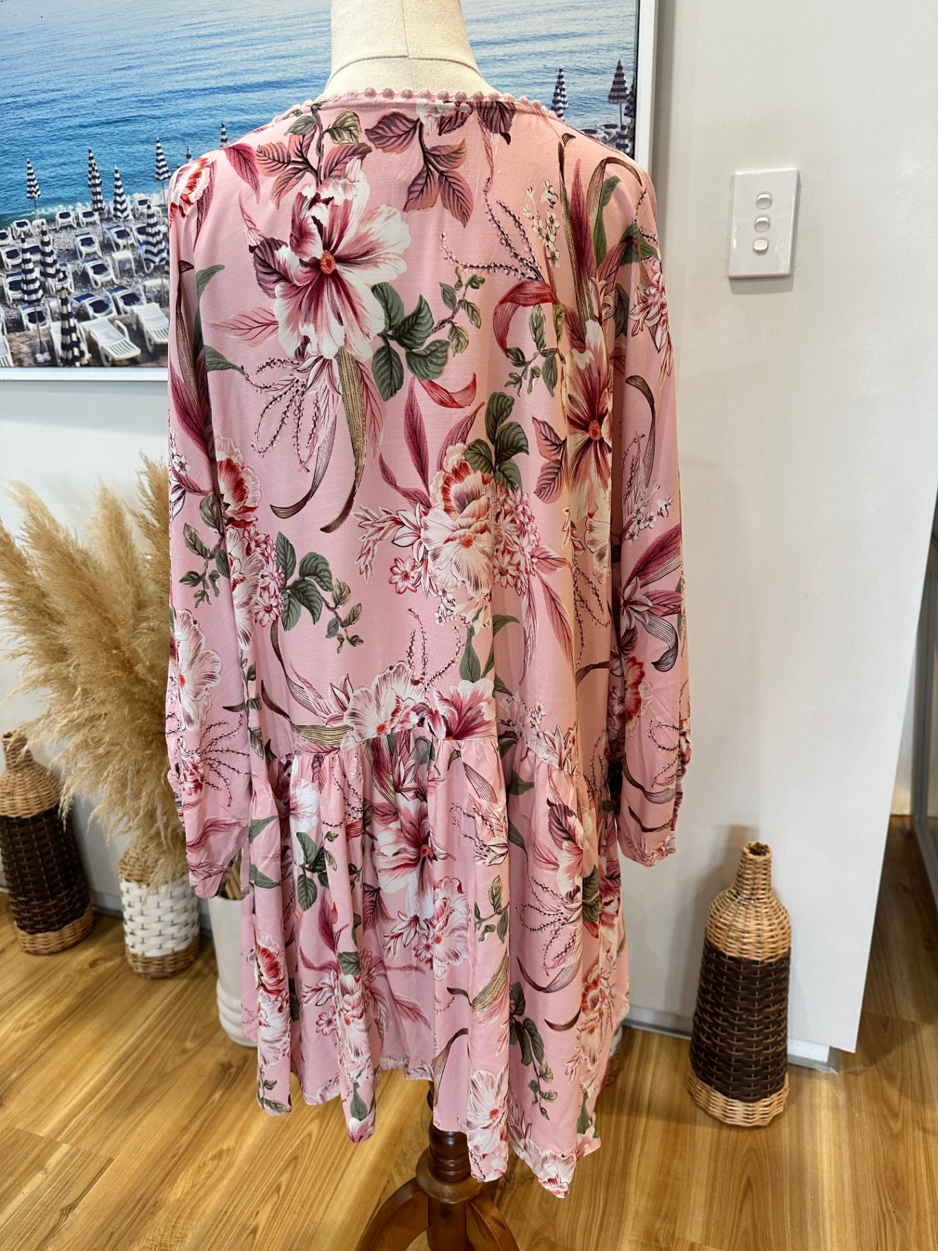 Jaase - Bohemian Blouse - Large - Pink