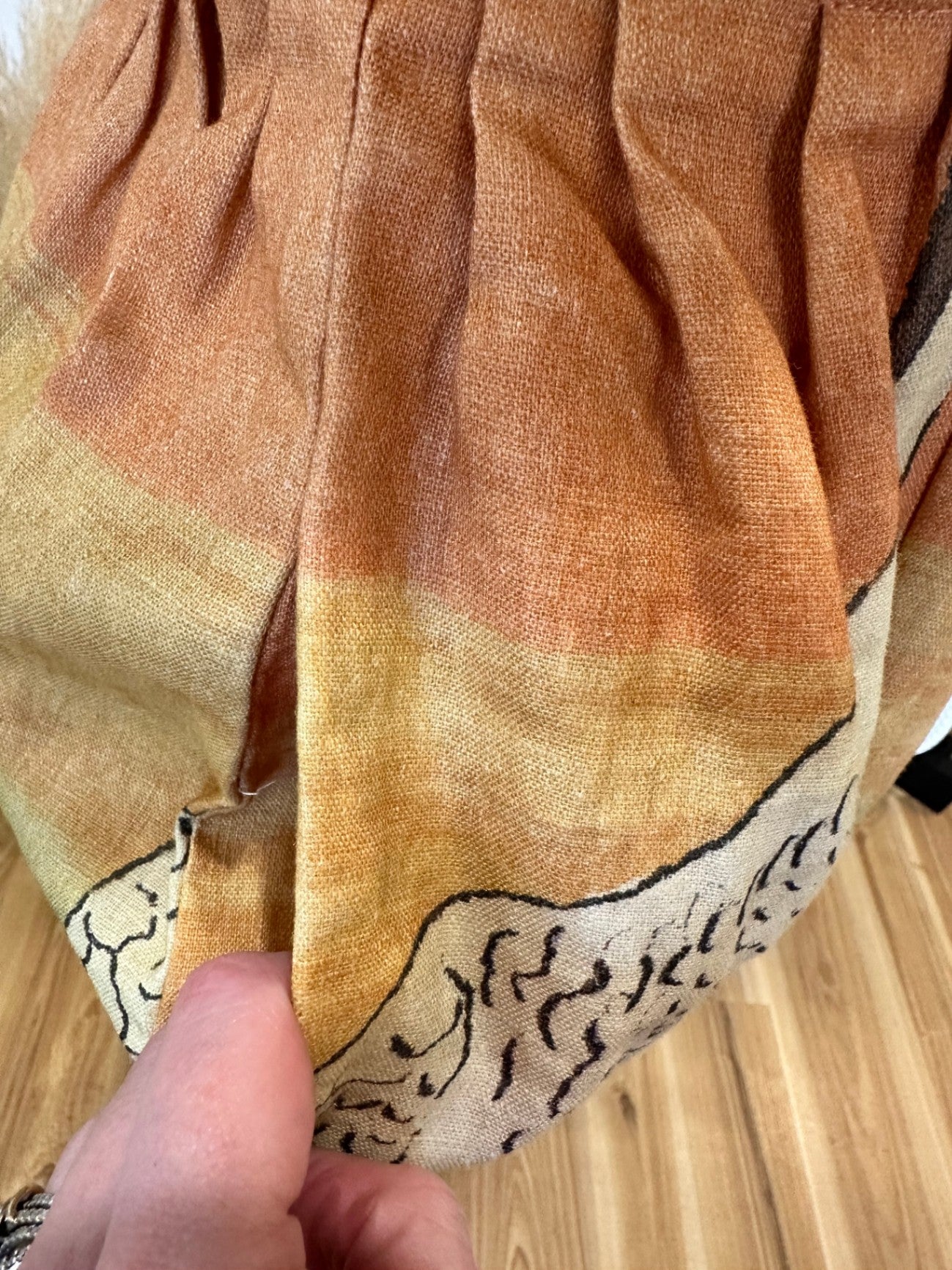 Antipodean Strapless Dress - Extra Small (AU 6) WABI SABI print - RRP $573 AUD