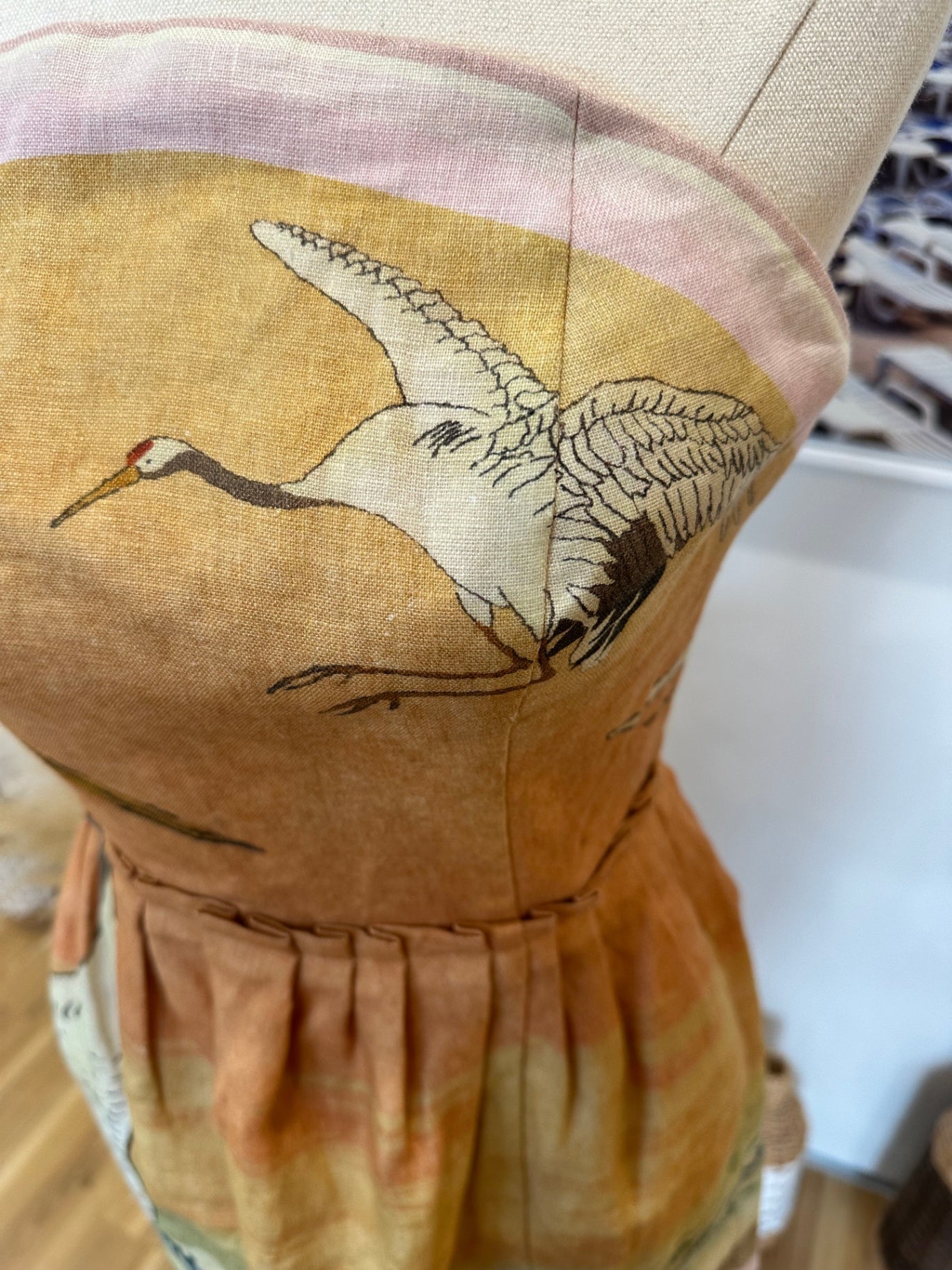 Antipodean Strapless Dress - Extra Small (AU 6) WABI SABI print - RRP $573 AUD