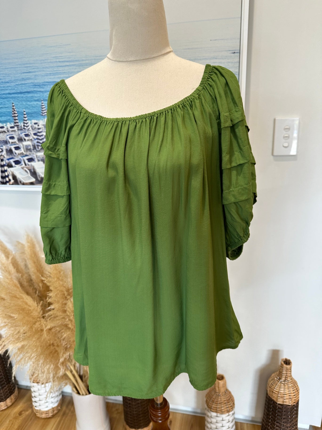 Whistle Blouse - Size 12 - Green