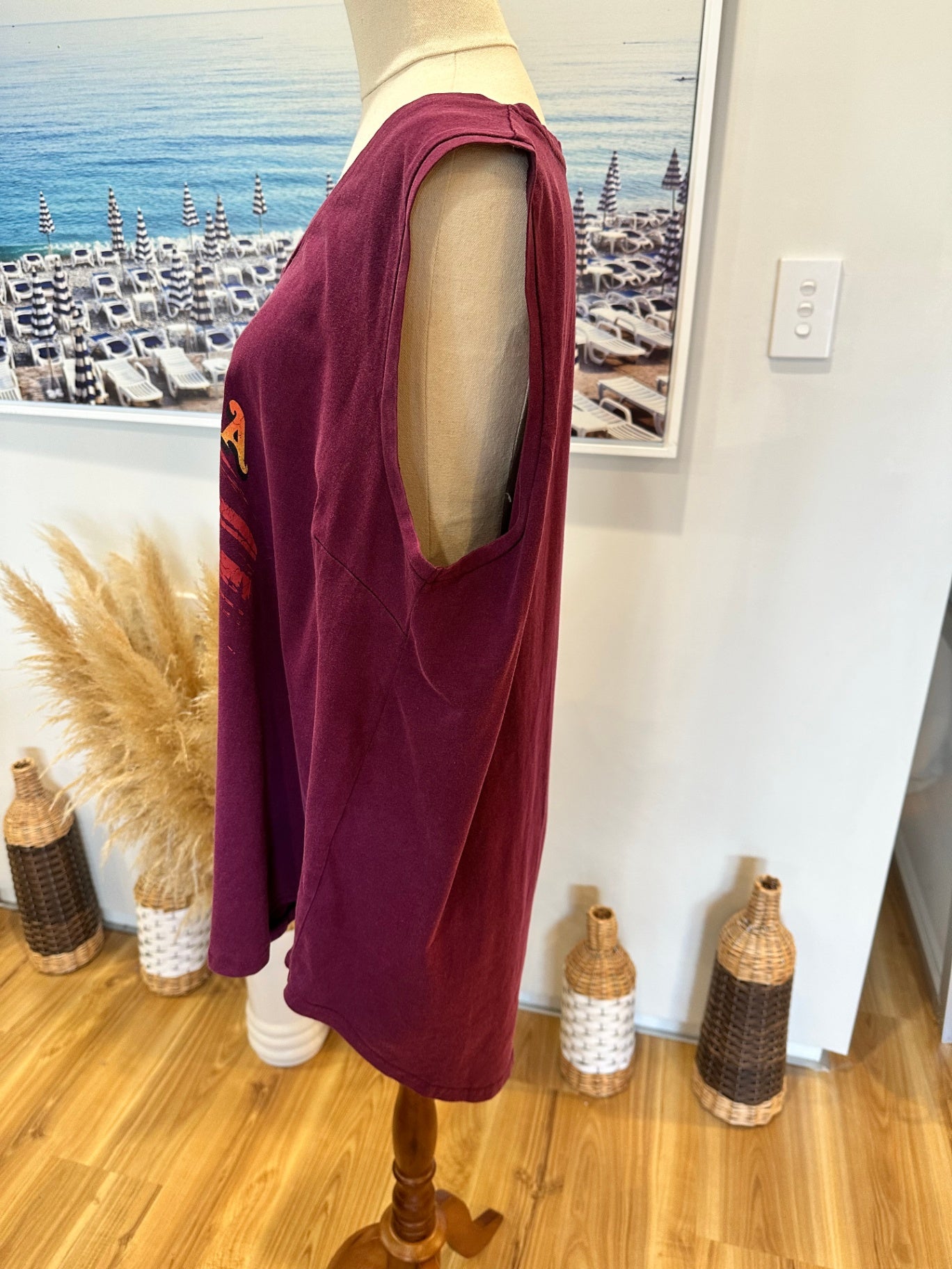 CCX - Singlet Top - Size 18 - Pasedena Print