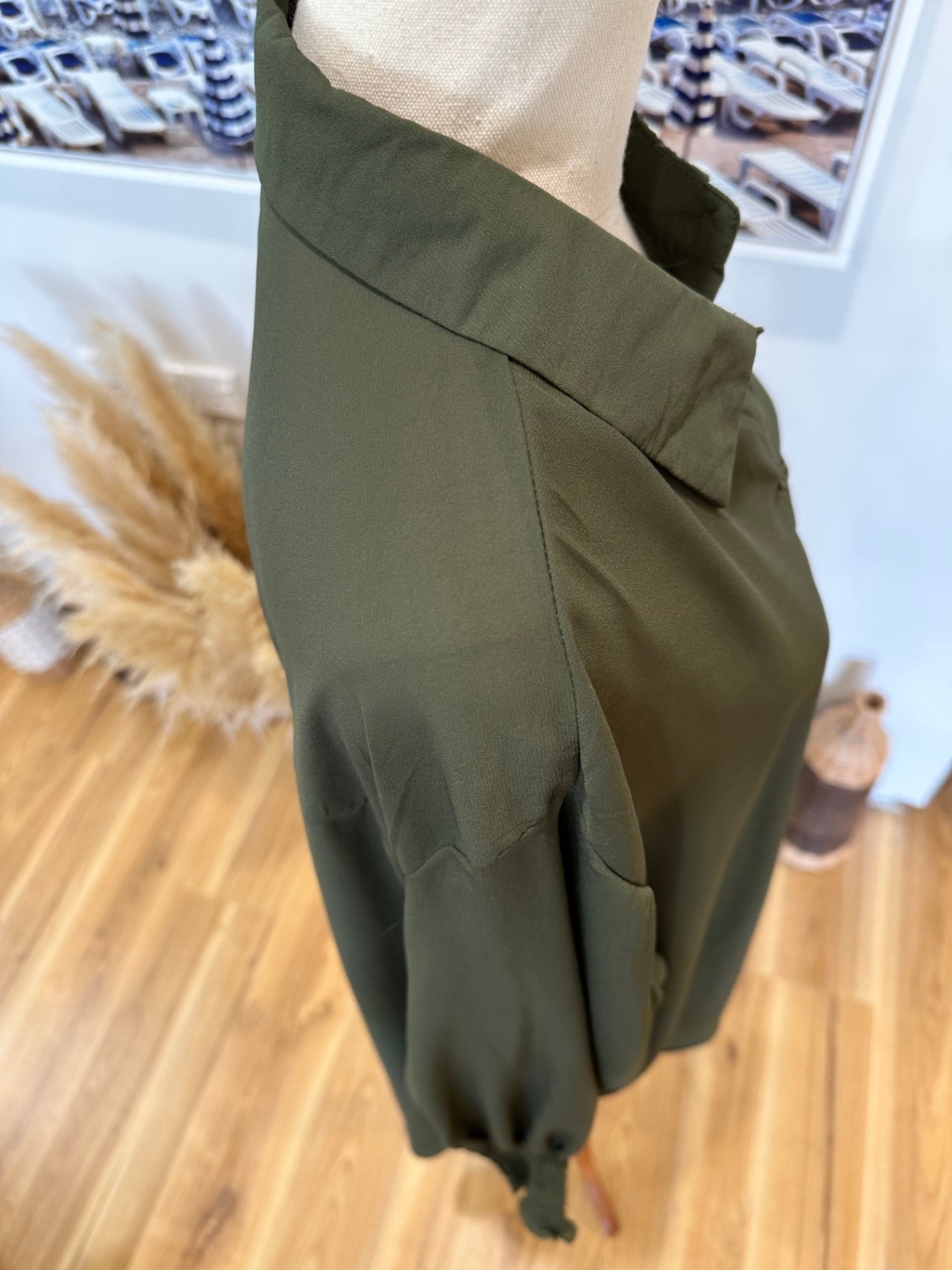 Pagani - Longsleeve Shirt - Size 12 - Olive green