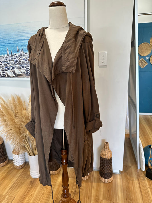 Glassons - Parka Jacket - Size Large - Brown