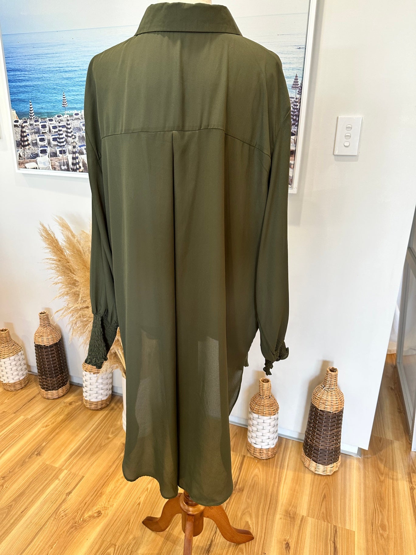 Pagani - Longsleeve Shirt - Size 12 - Olive green