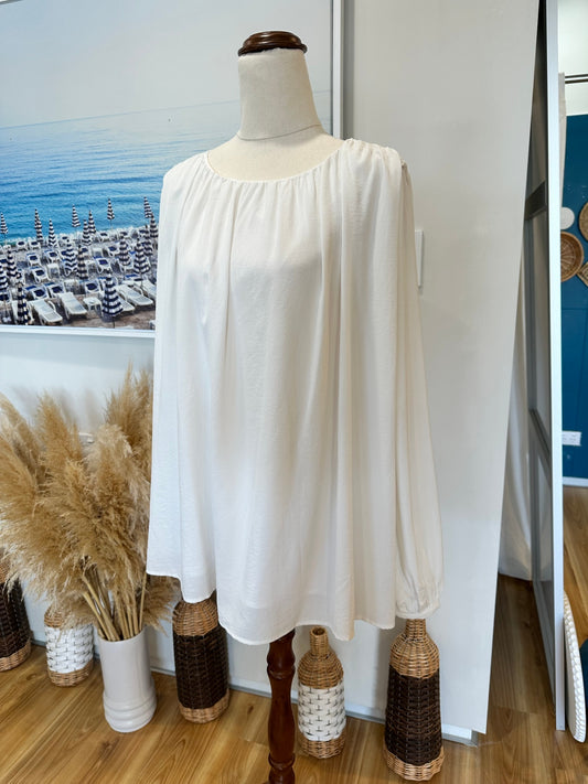 Halo & Hazard Blouse - Medium - Cream