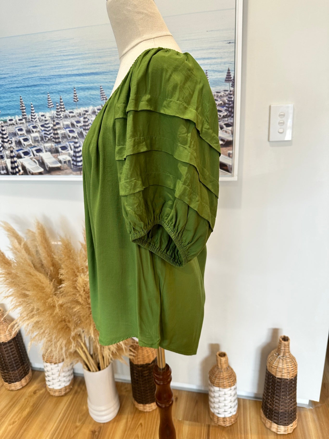 Whistle Blouse - Size 12 - Green