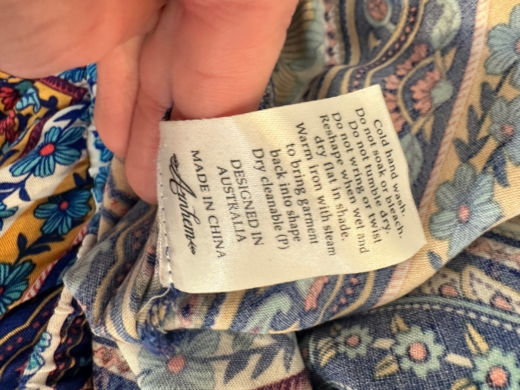 Arnhem - Maxi Skirt - Size 16 - Blue