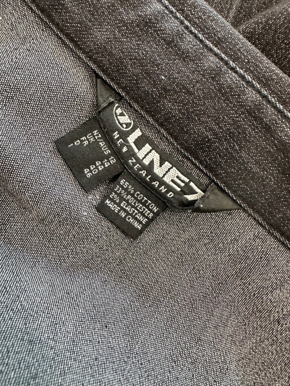 Line7 - Denim Jacket - Size 12 - Blue / Black