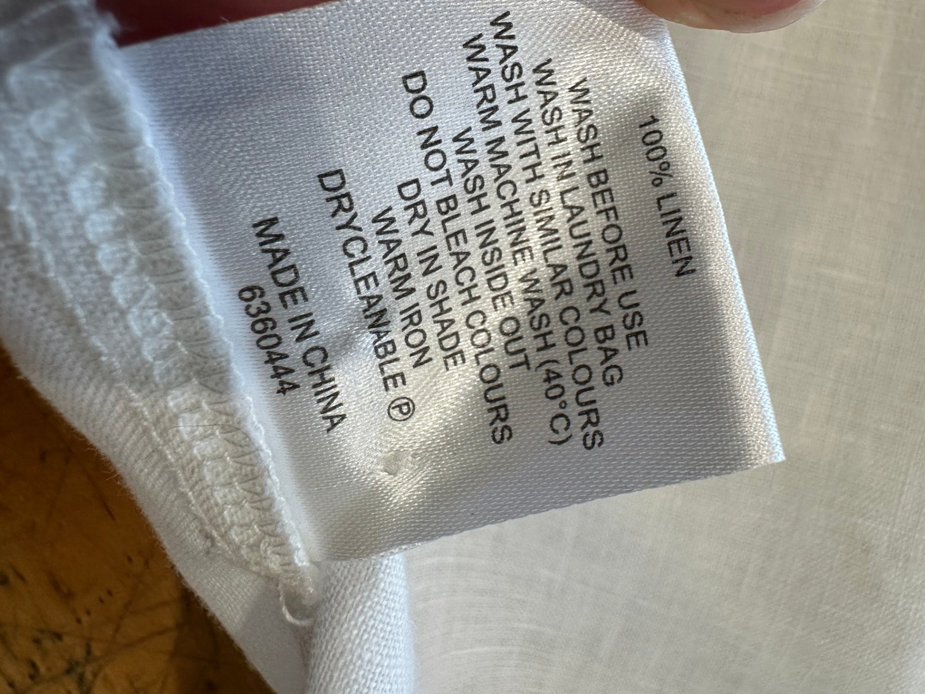 Zest - 100% Linen Top / Open Jacket - Size 18 - White