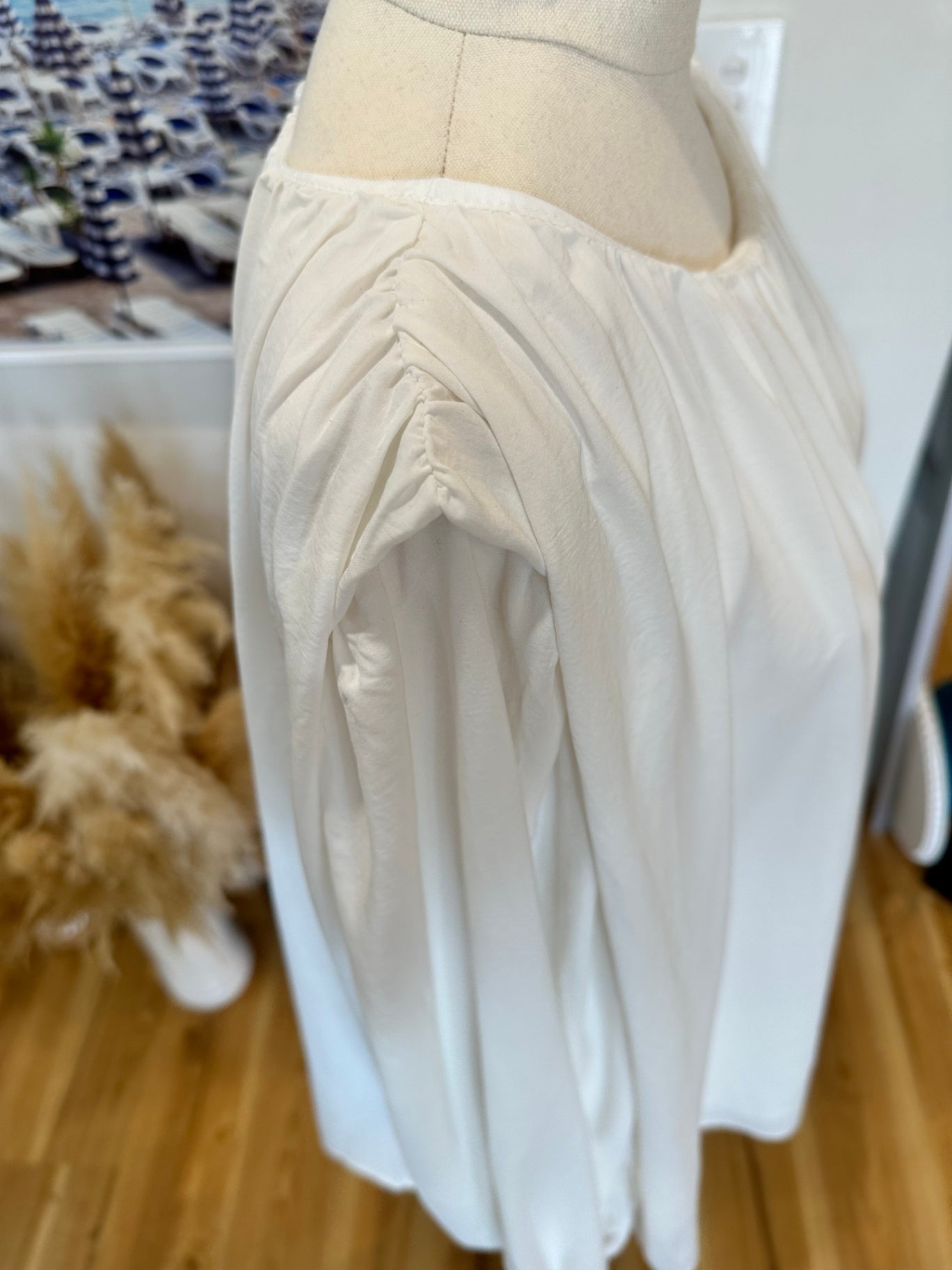 Halo & Hazard Blouse - Medium - Cream