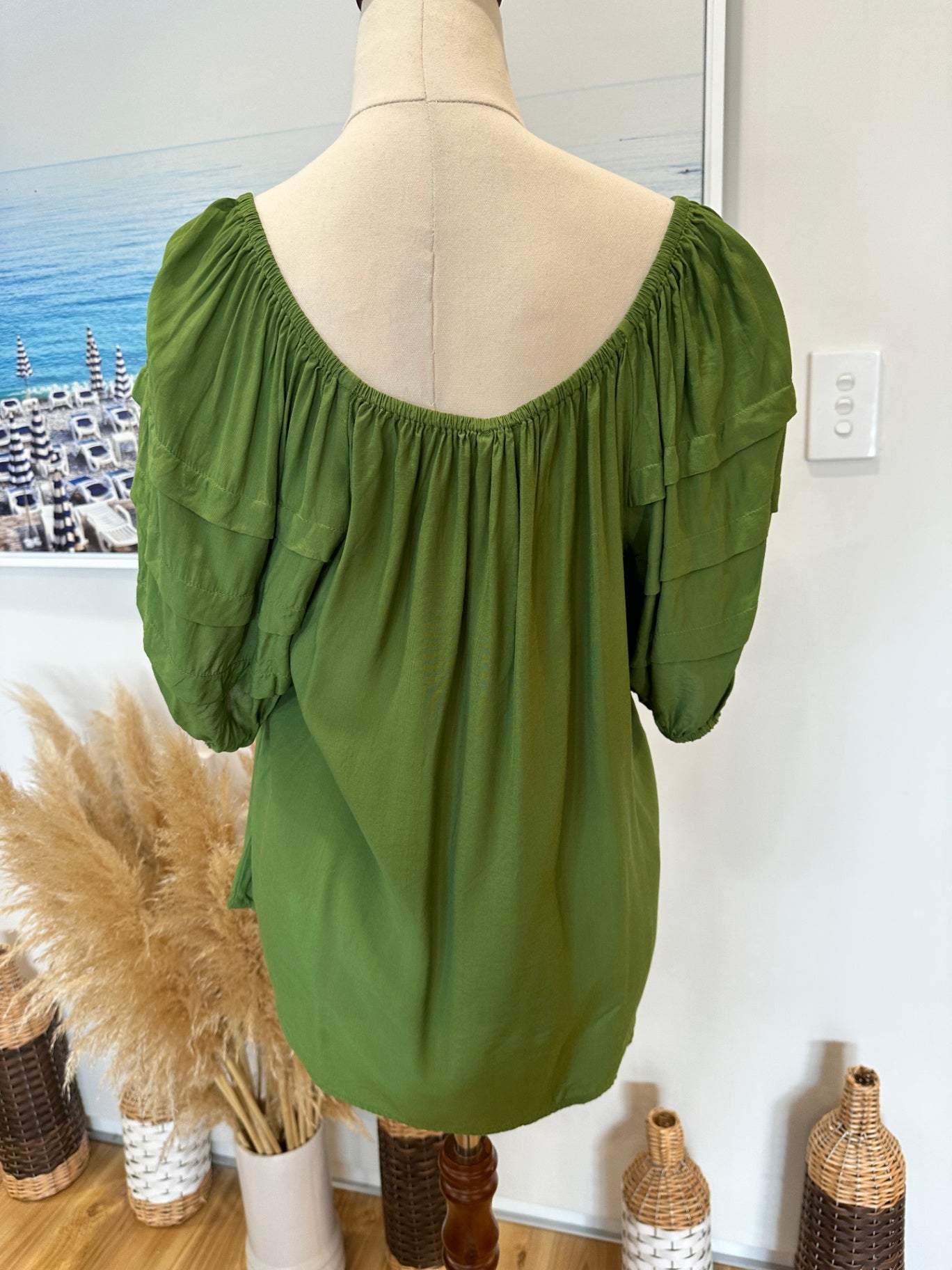 Whistle Blouse - Size 12 - Green
