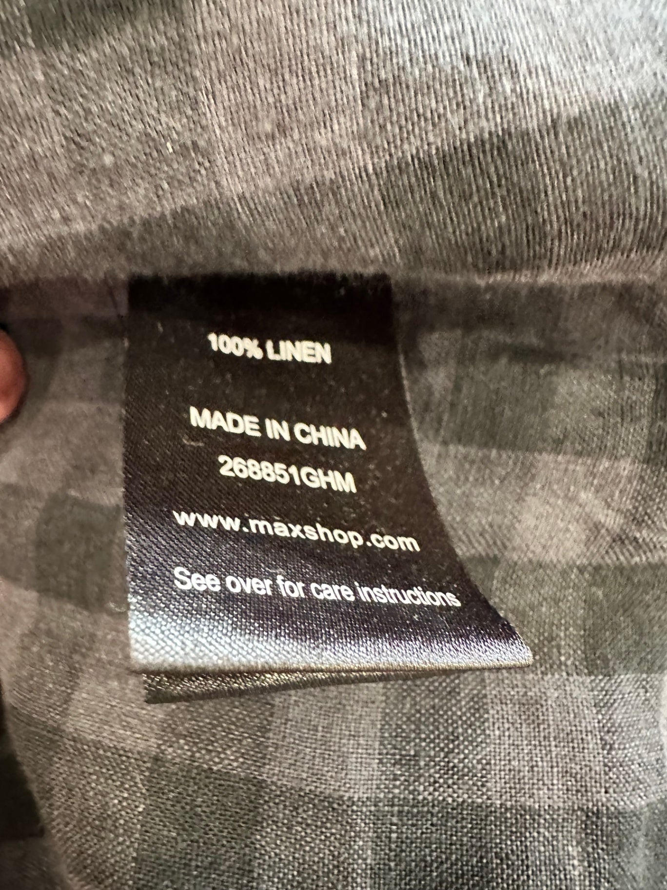 Max Blouse - Size 12 - 100% Linen 