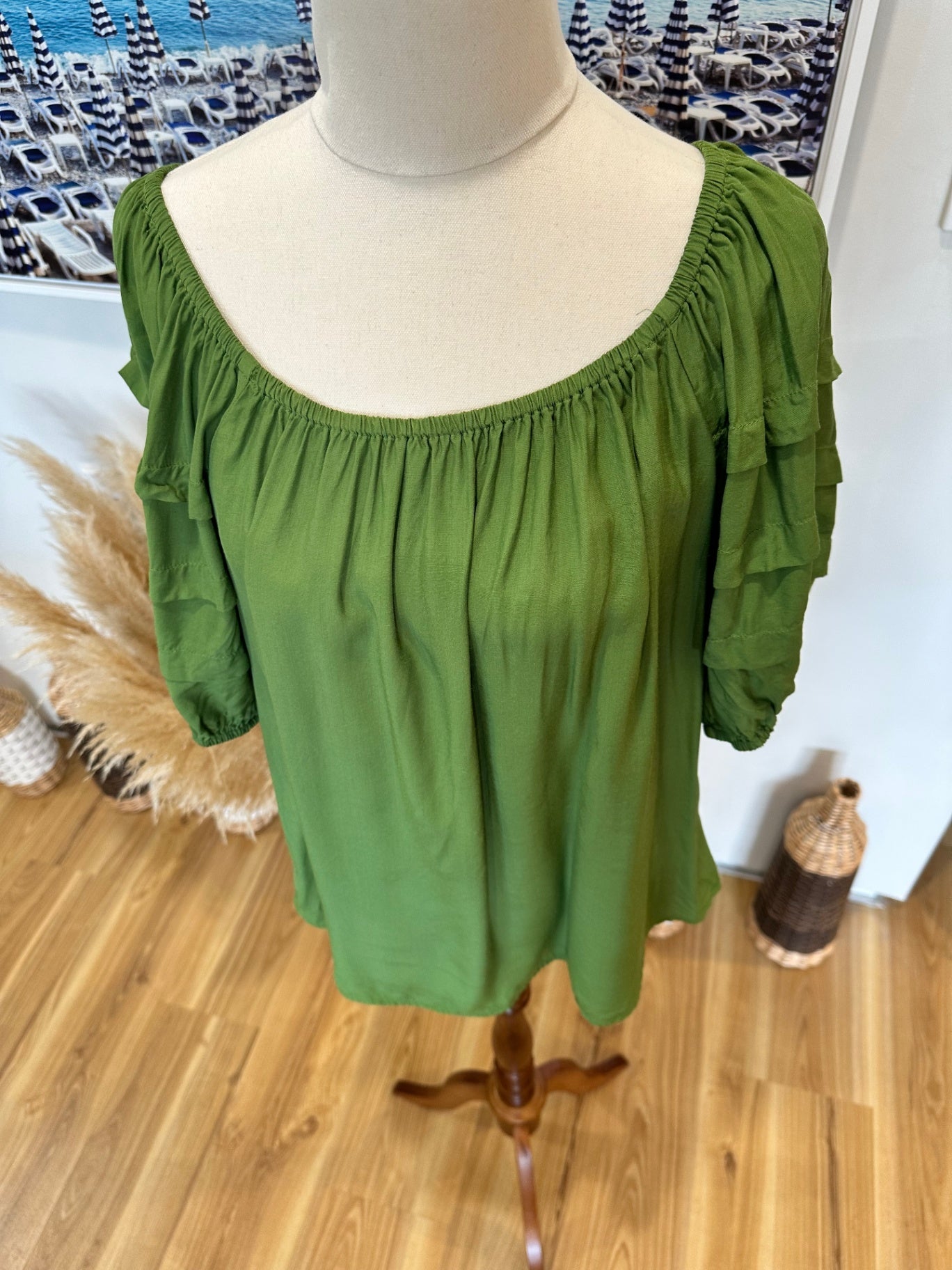 Whistle Blouse - Size 12 - Green