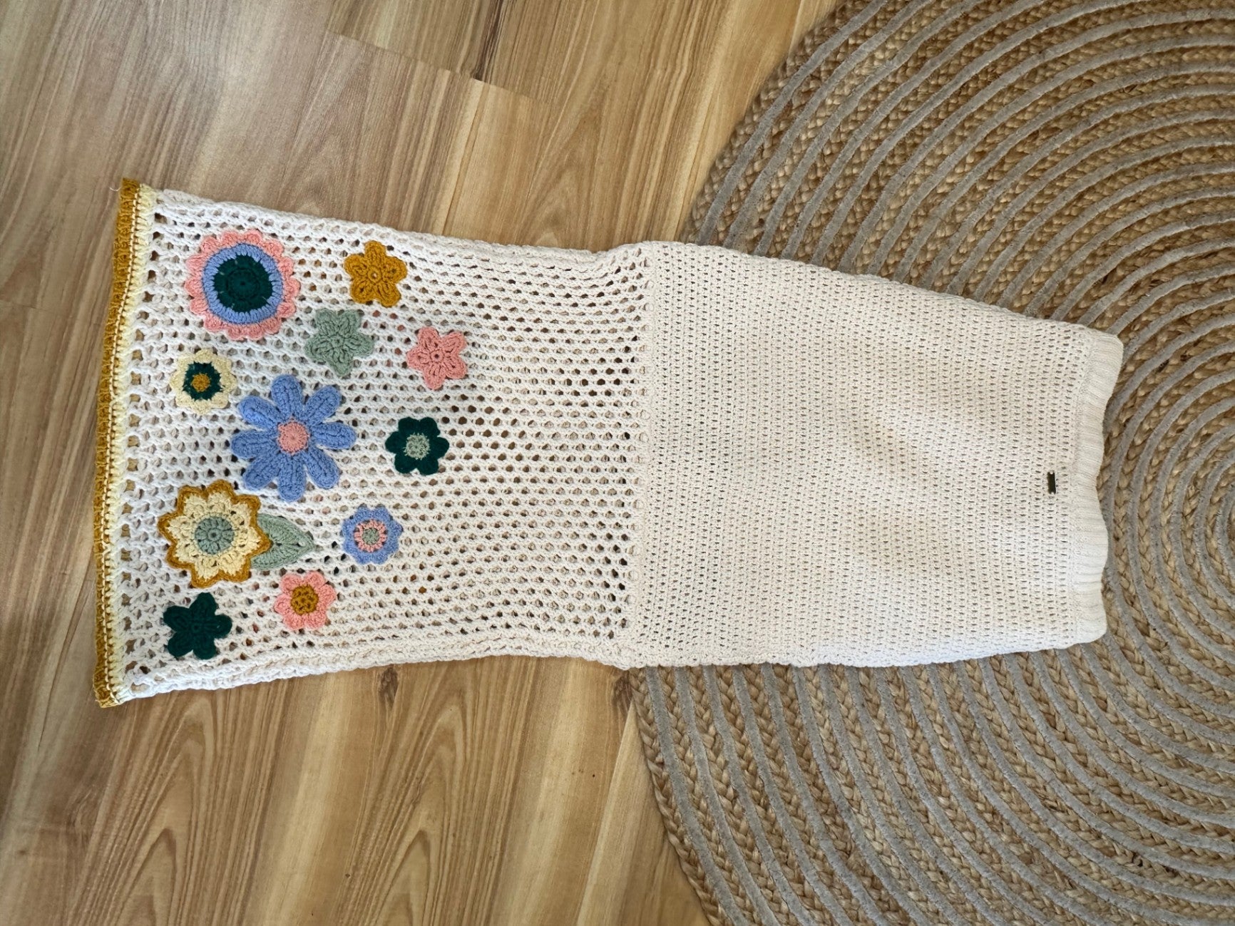 Ghanda - Crochet Skirt - Extra Small - Cream BNWT RRP $94.95