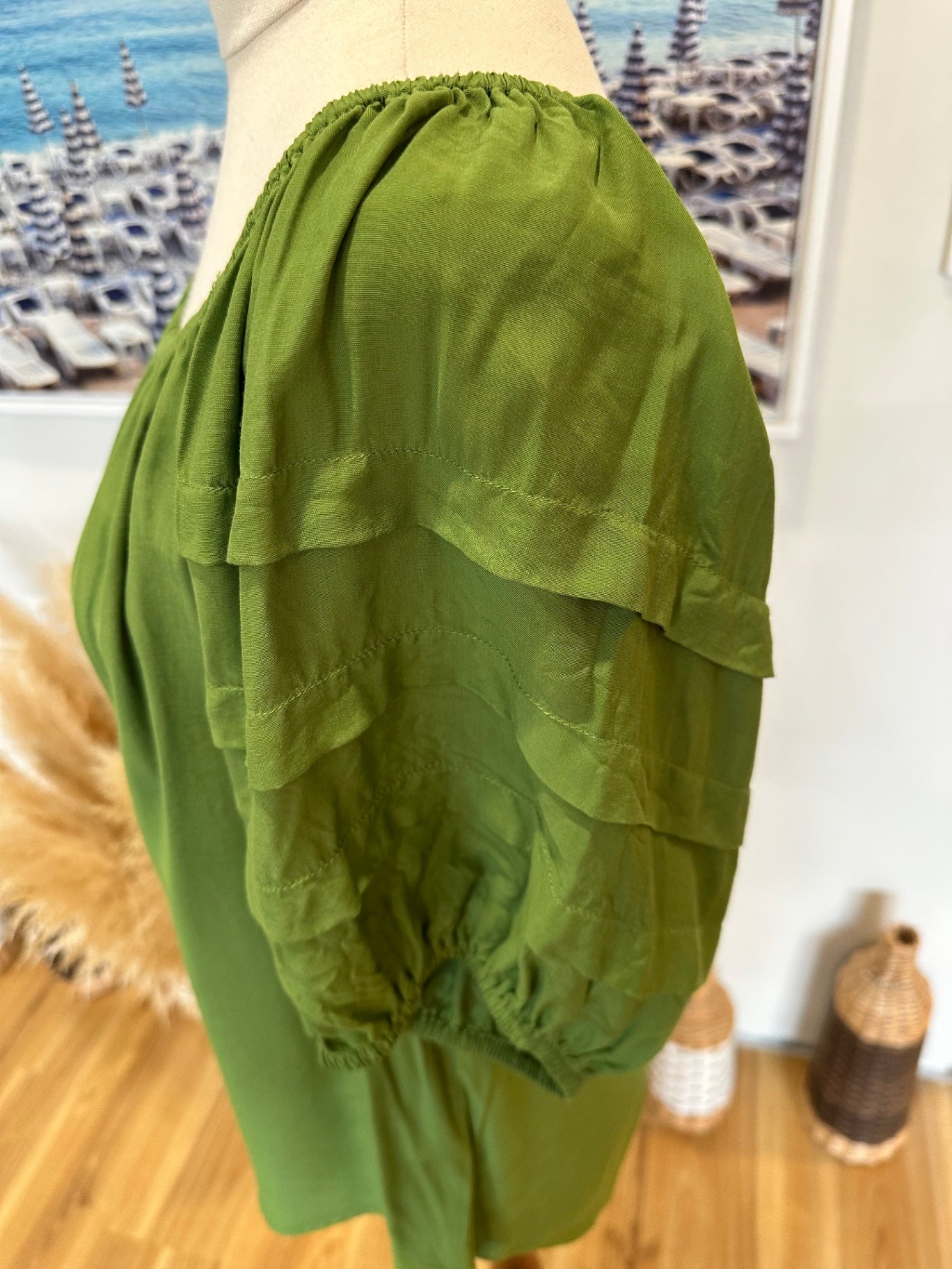 Whistle Blouse - Size 12 - Green