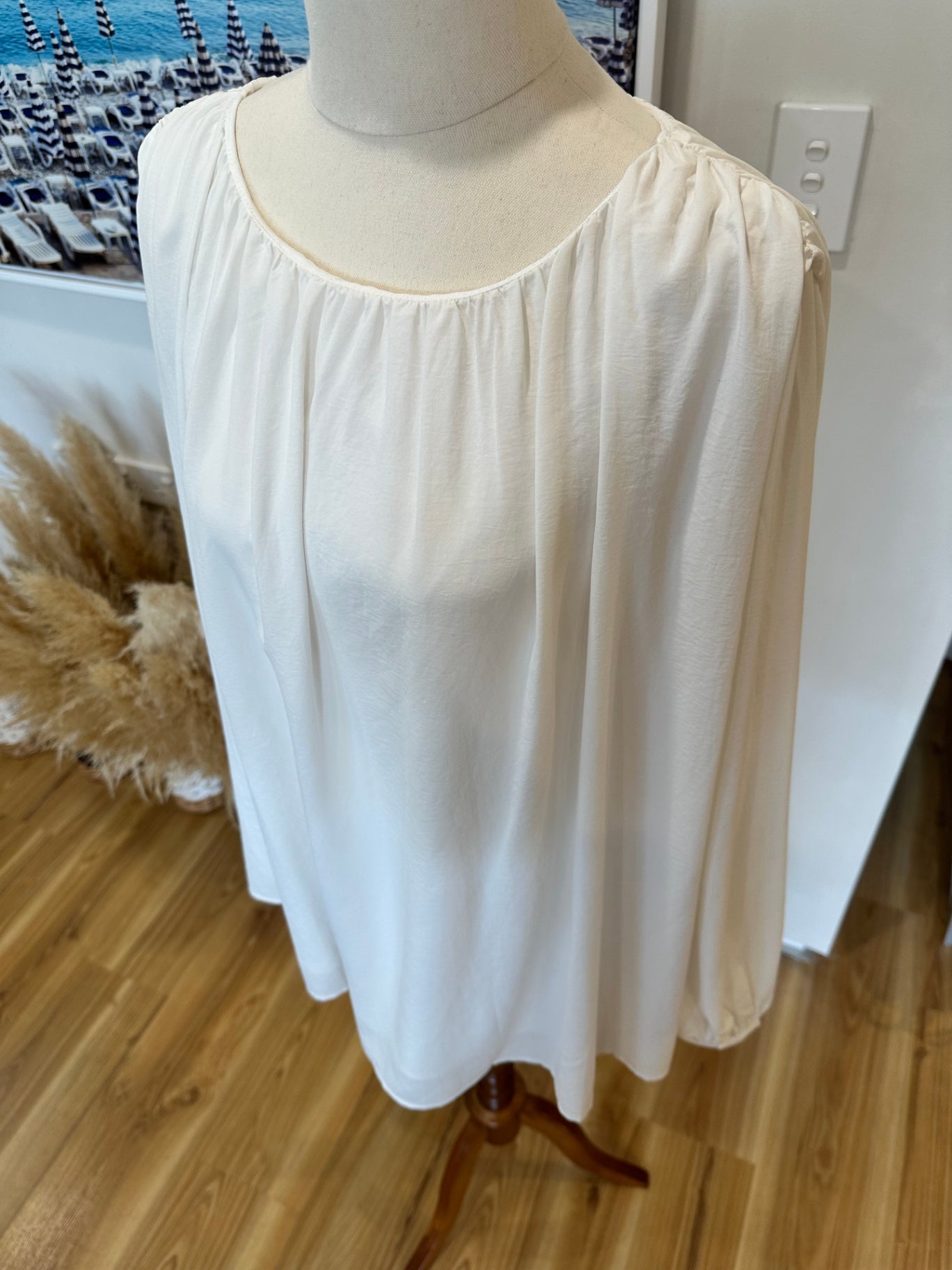 Halo & Hazard Blouse - Medium - Cream