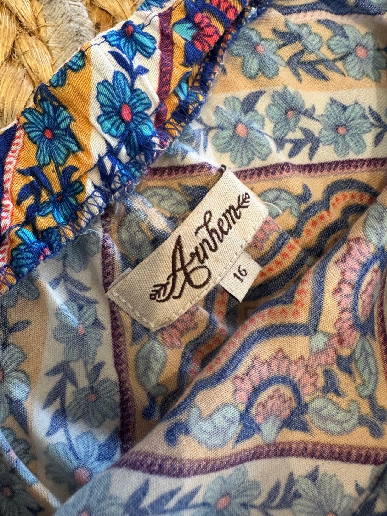 Arnhem - Maxi Skirt - Size 16 - Blue