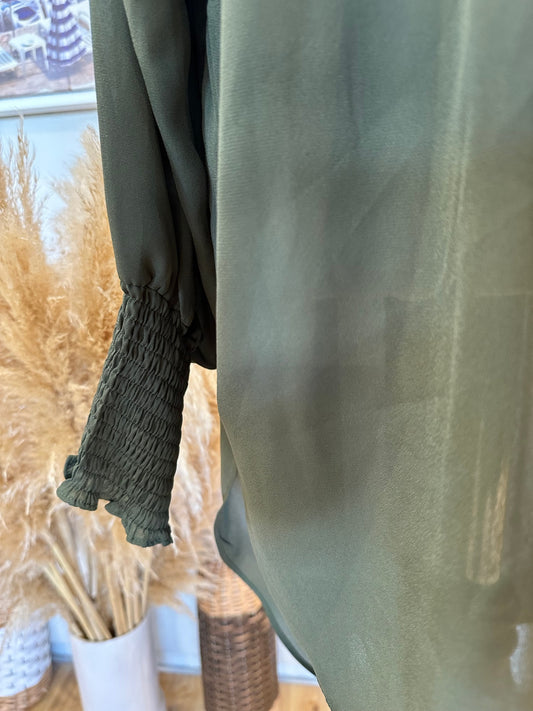 Pagani - Longsleeve Shirt - Size 12 - Olive green