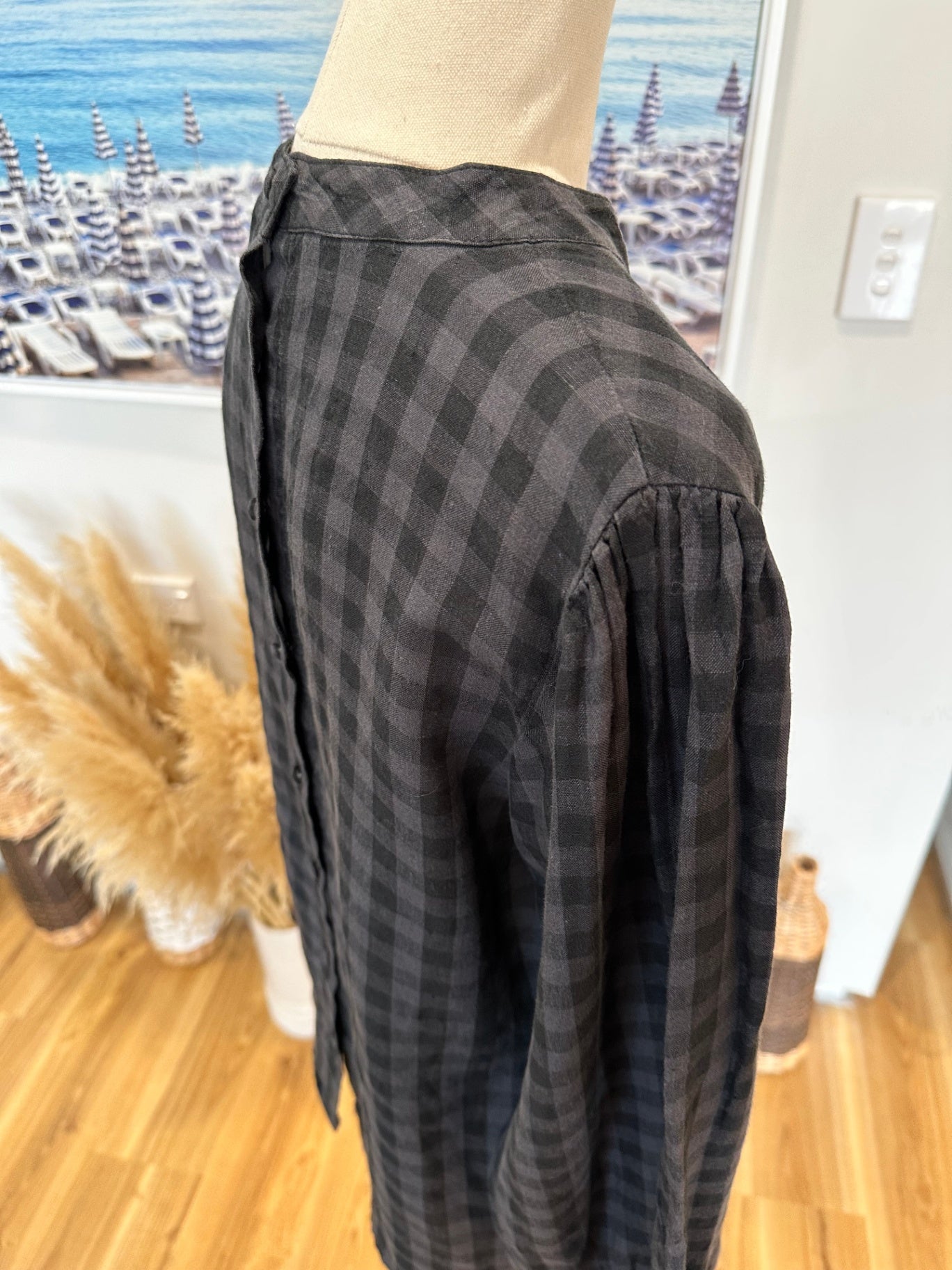 Max Blouse - Size 12 - 100% Linen 