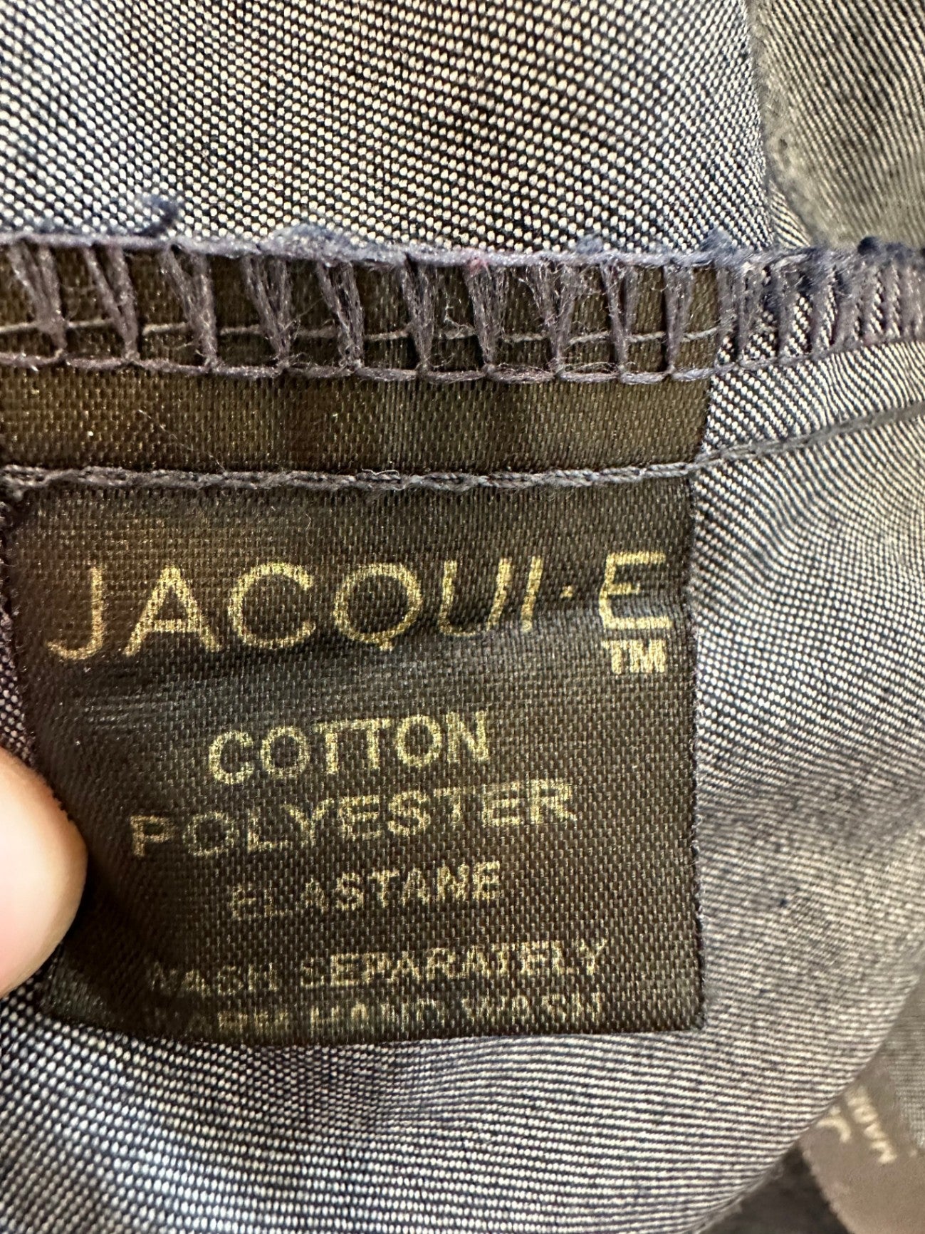 Jacqui-E - Denim Jacket - Size 8 - Dark blue