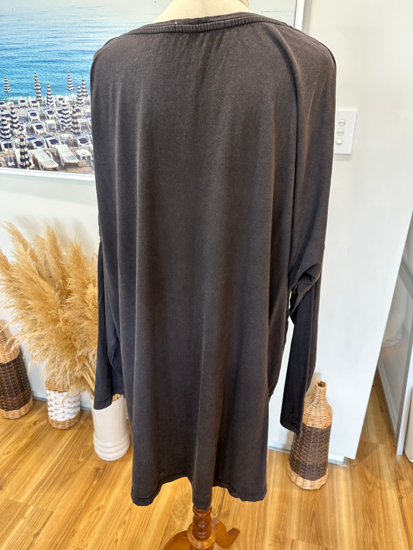 Little White Lie - Top - Size 16 - Black + Rose Gold