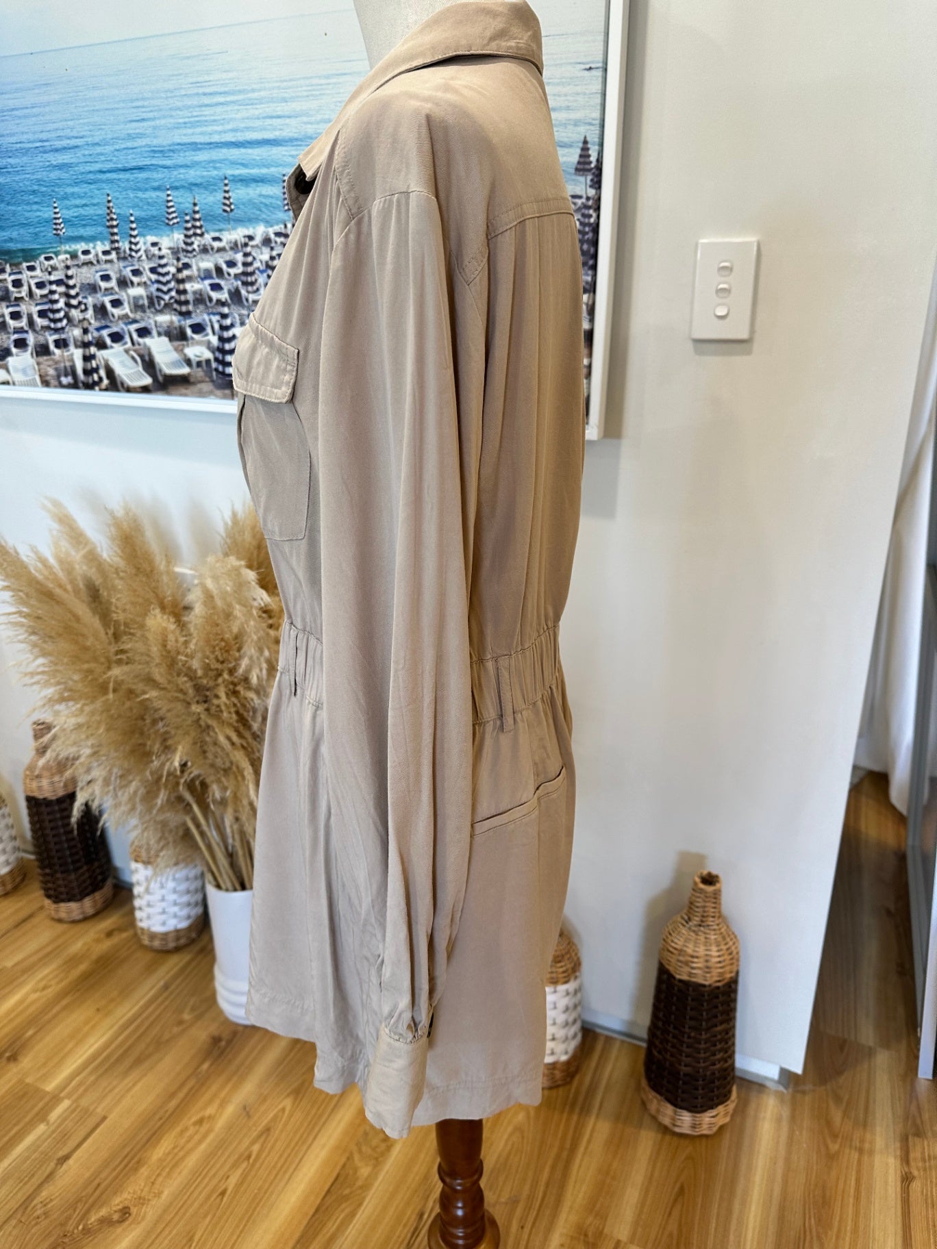 H&M Jumpsuit 14 Beige