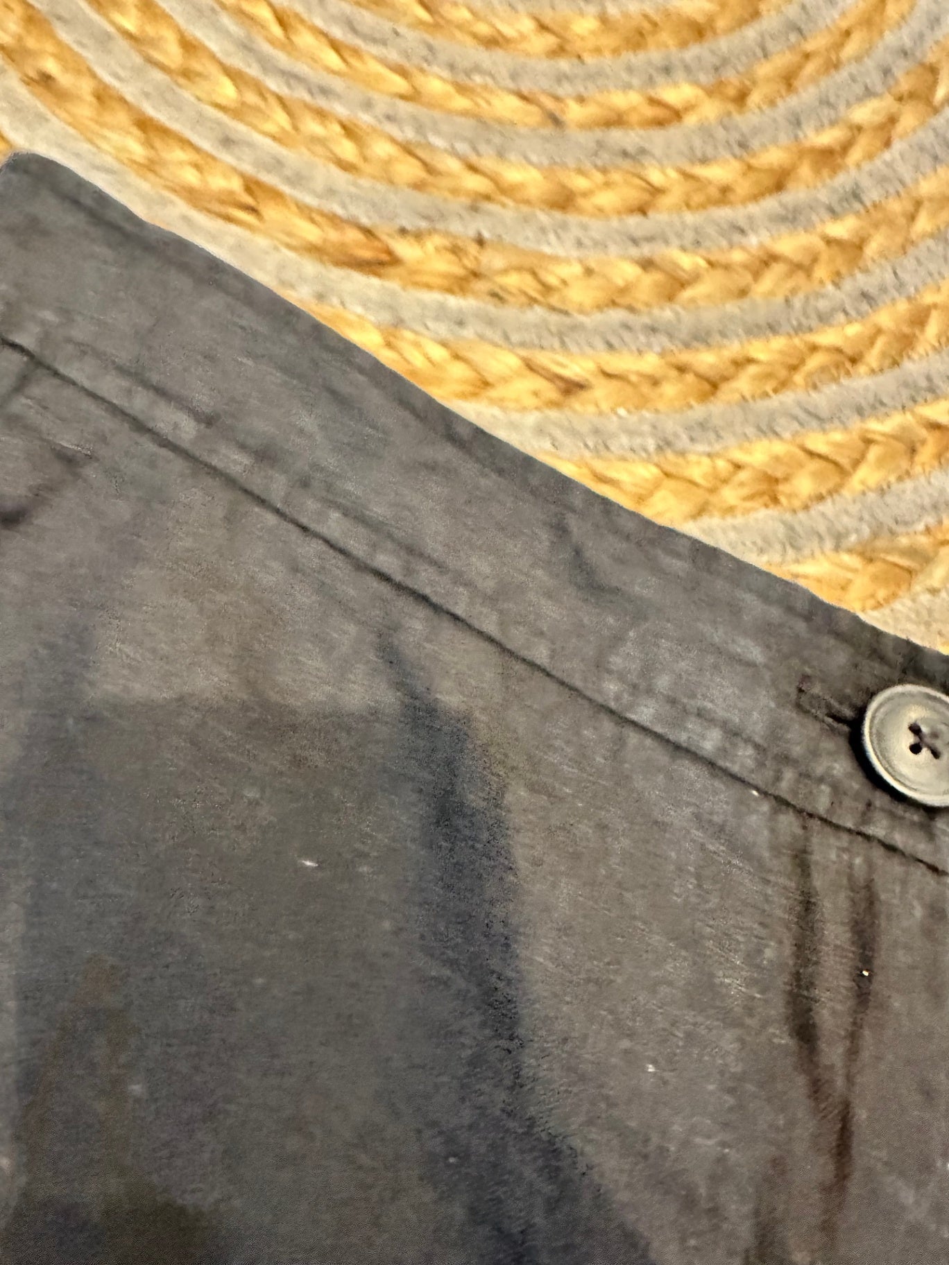 100% Linen - Jacqui-E - Shorts Size 12 Black