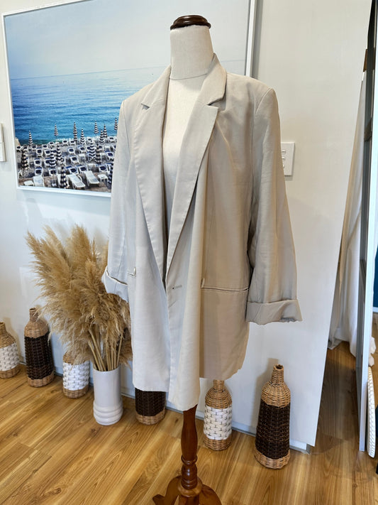 H&M - Blazer - Medium - Beige