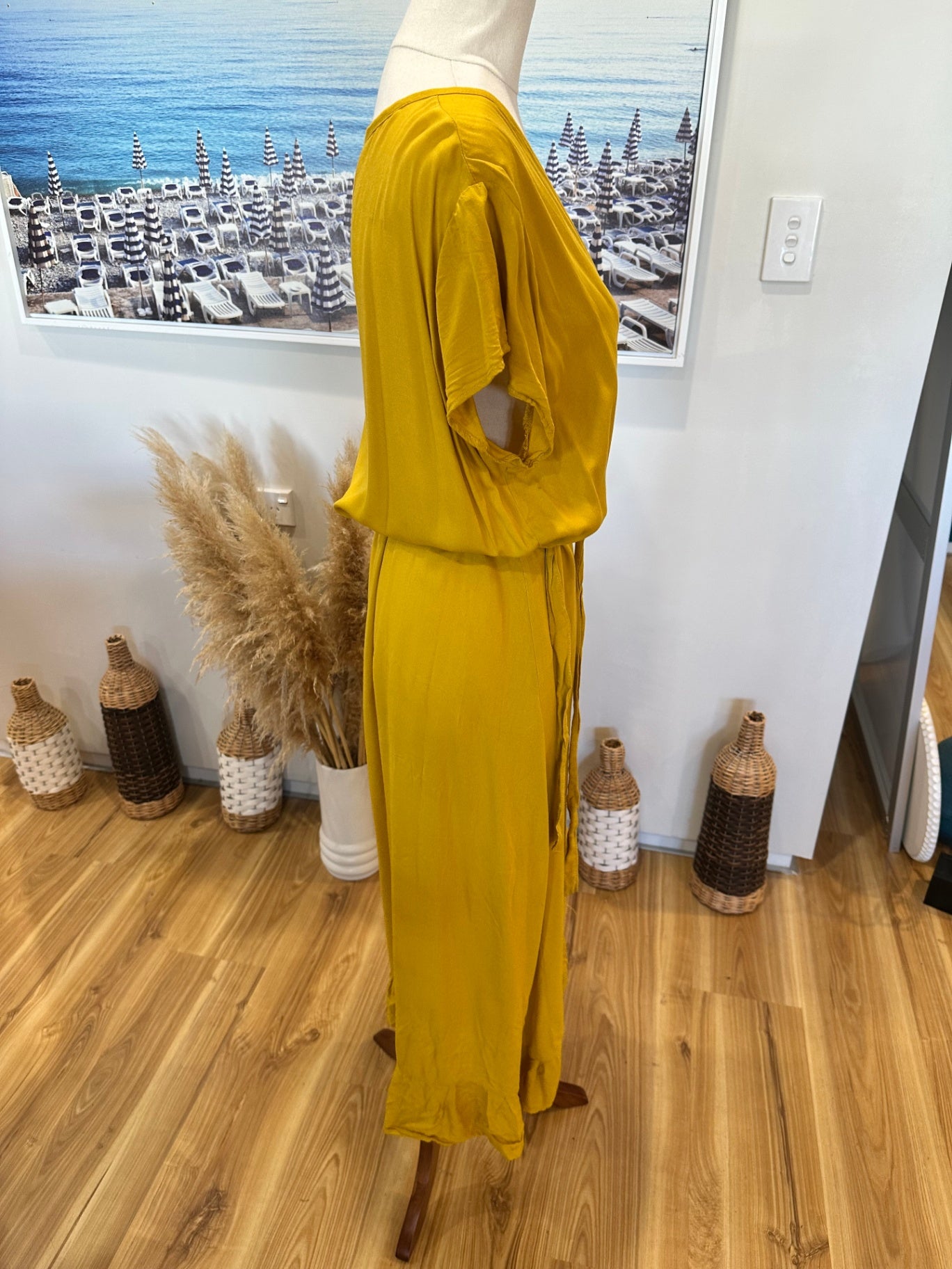 Nooz Dress - Size Large - Yellow