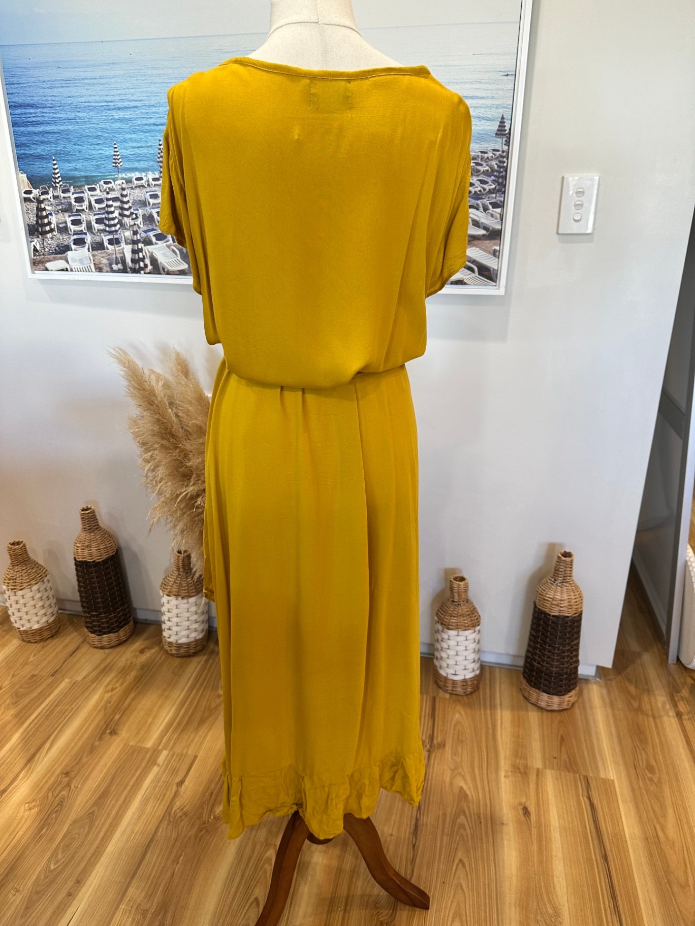 Nooz Dress - Size Large - Yellow