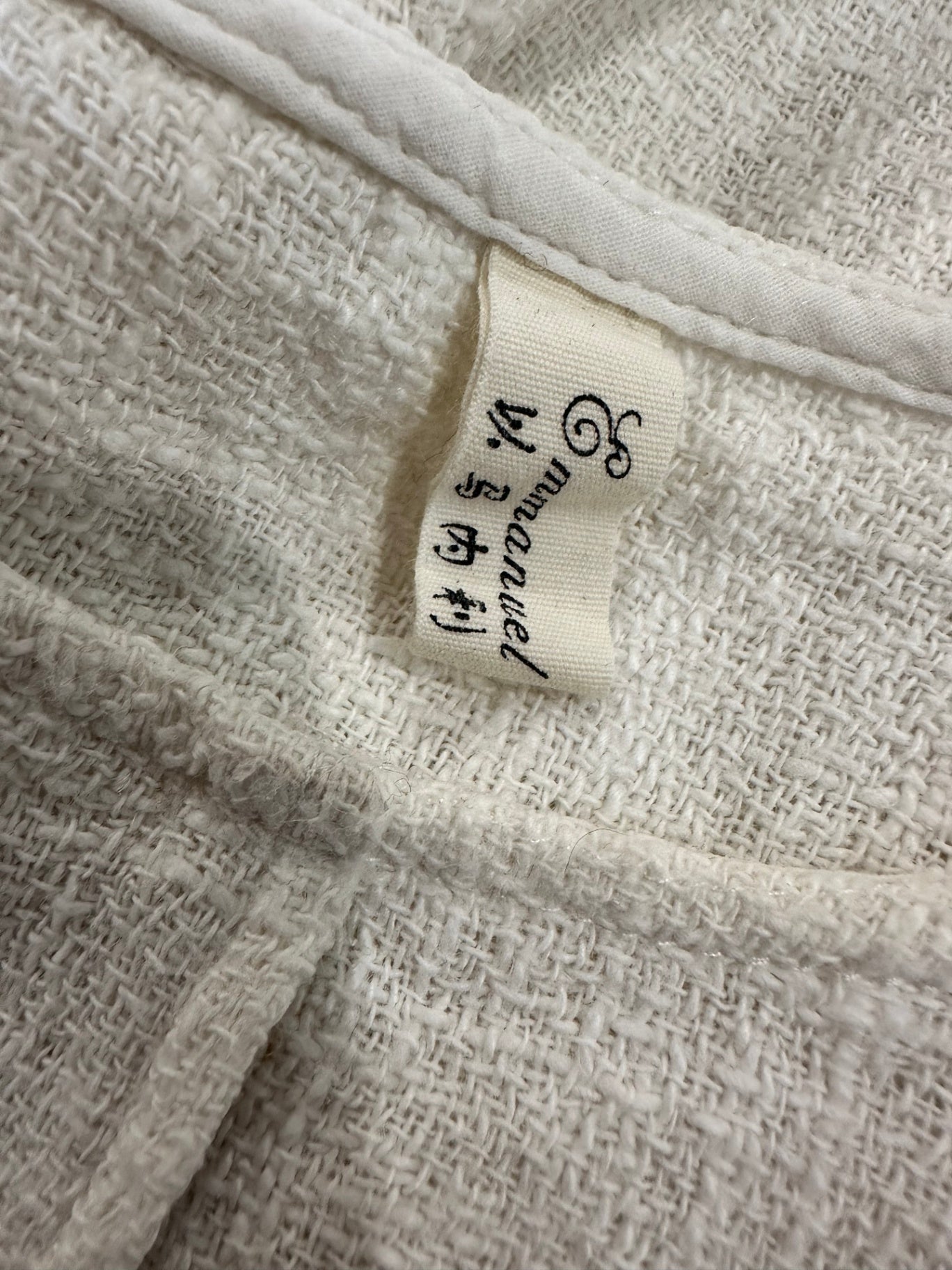 Summer Dress - Large - Cream