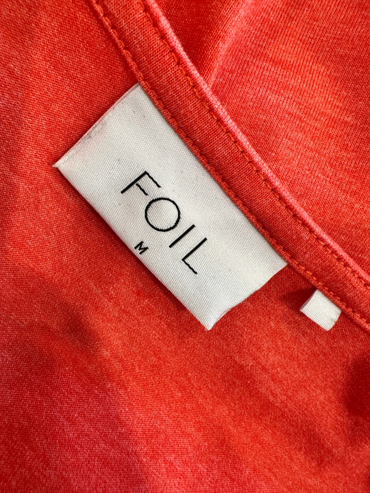 Foil - Long sleeve Dress - Medium - Coral