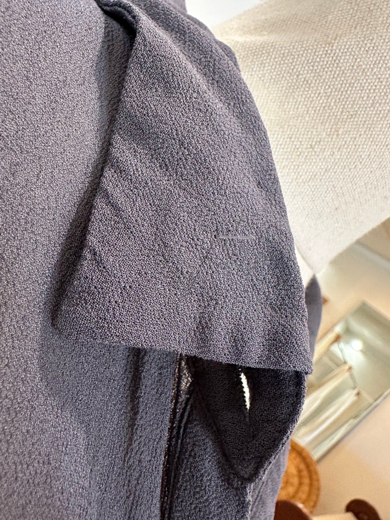 Max Blouse - Size 12 - Grey [note: pull]