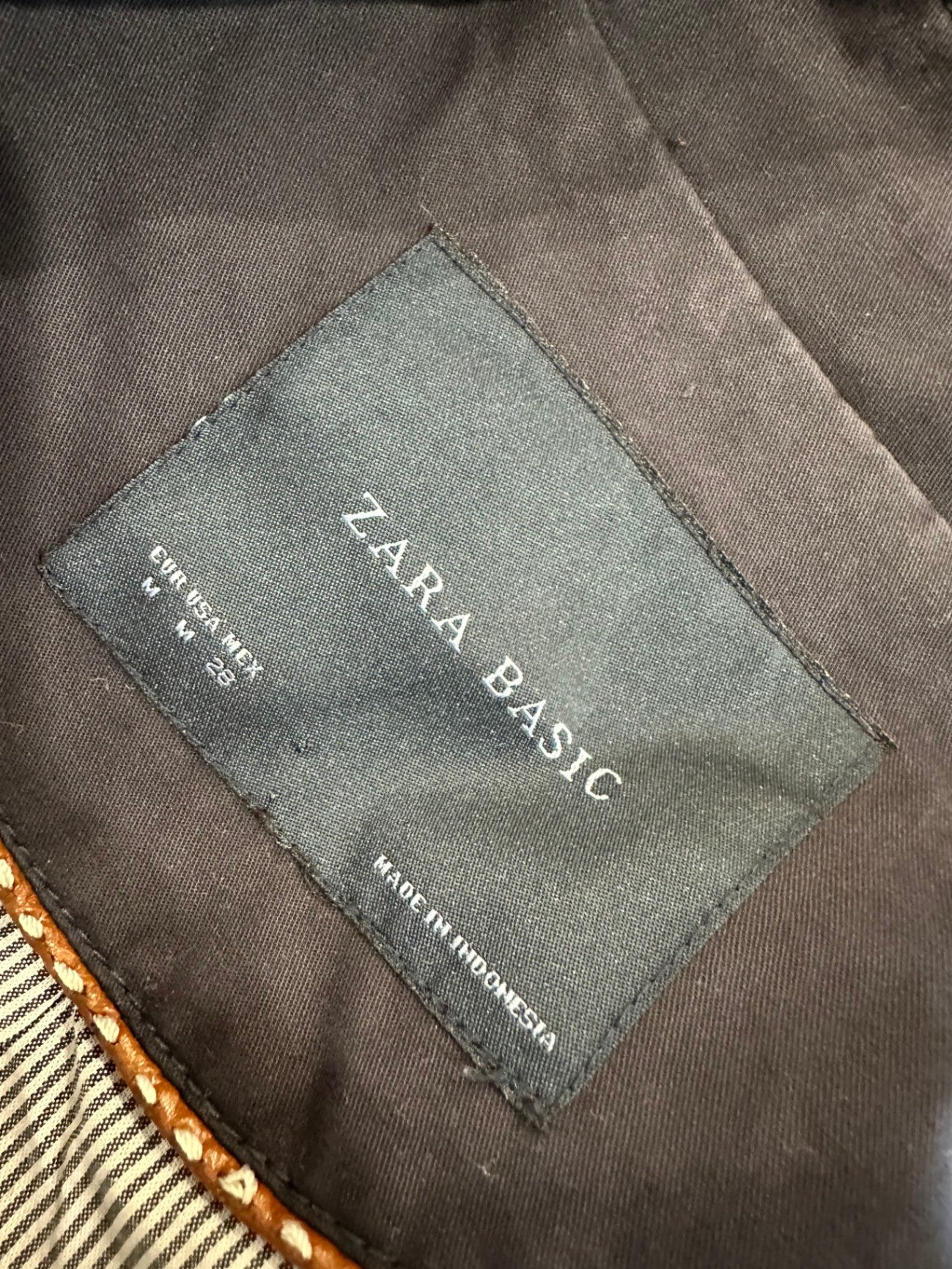 Zara - Trench Coat - Size Medium - Navy Blue