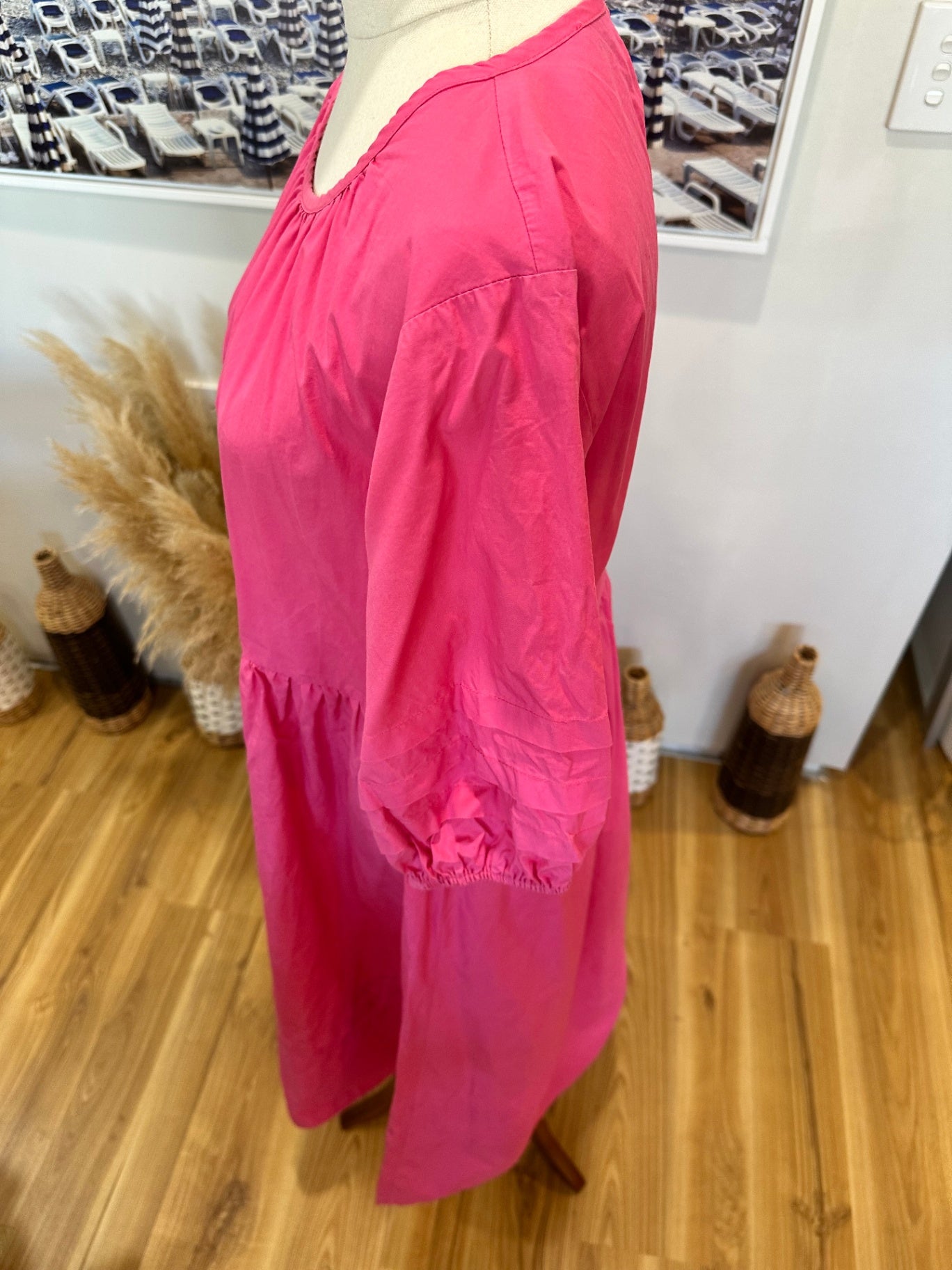 Atmos & Here - Dress - Size 8 - Pink - 100% Cotton