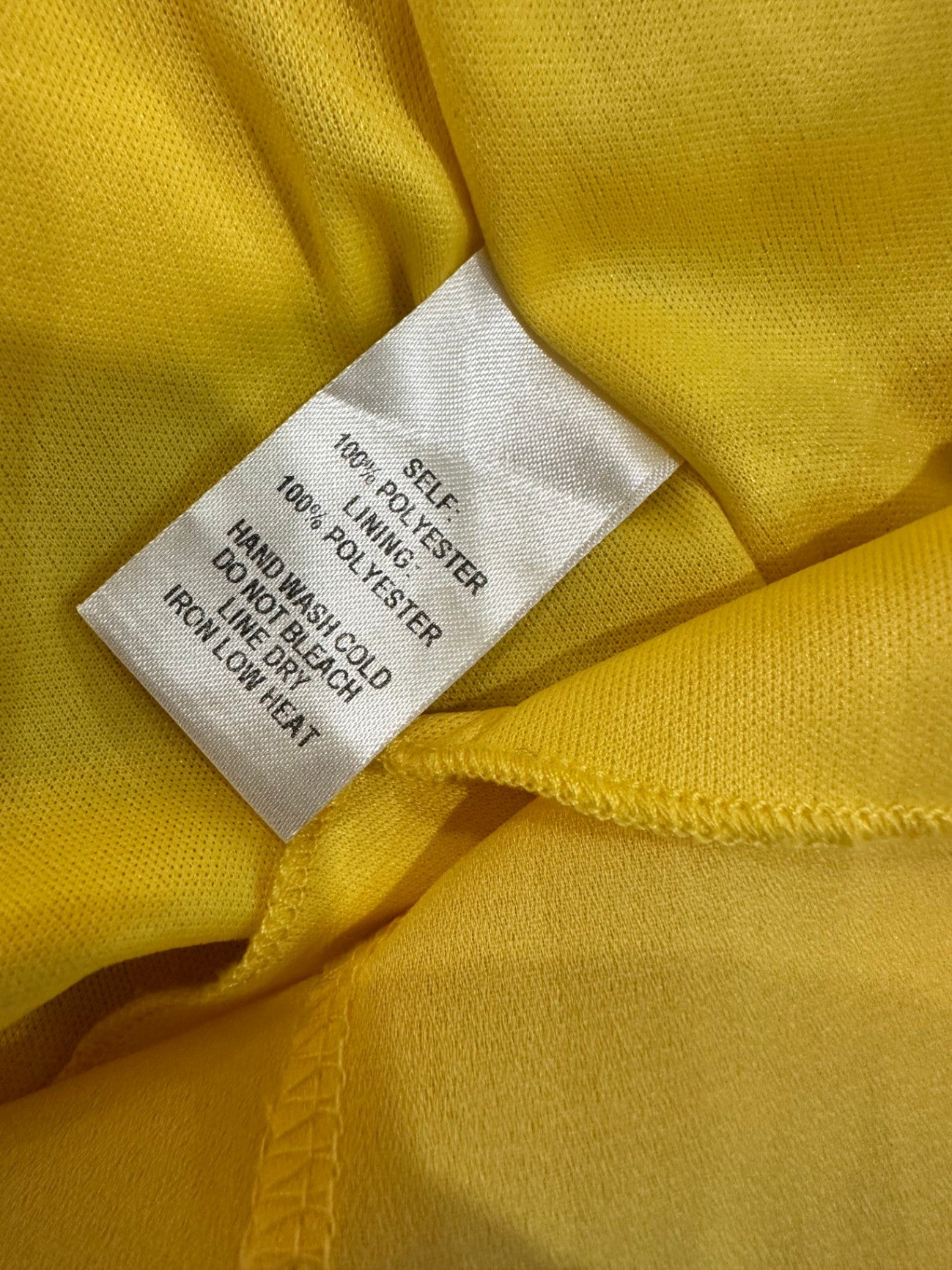Lulus Dress - Extra Large - Lemon Yellow