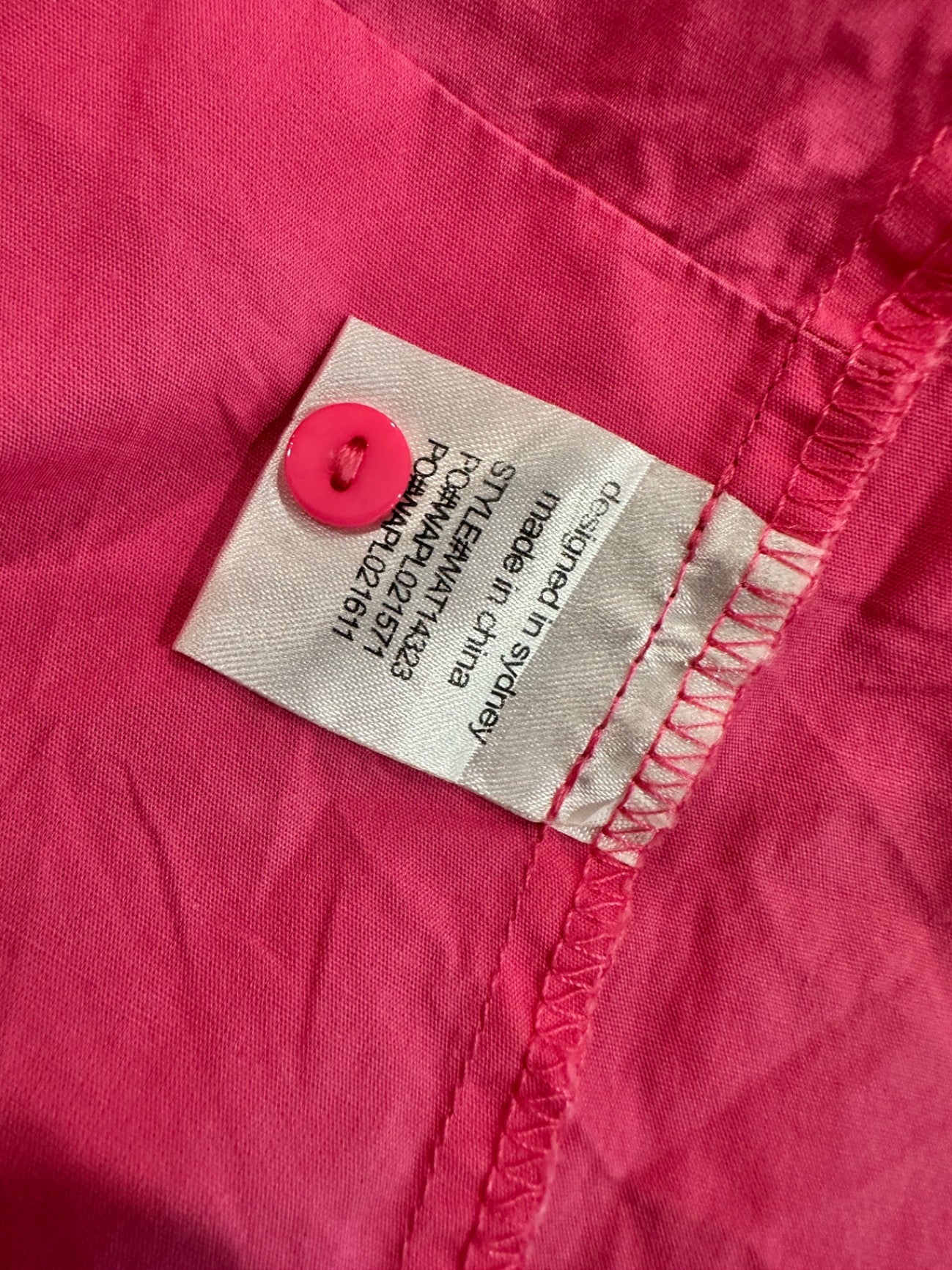 Atmos & Here - Dress - Size 8 - Pink - 100% Cotton