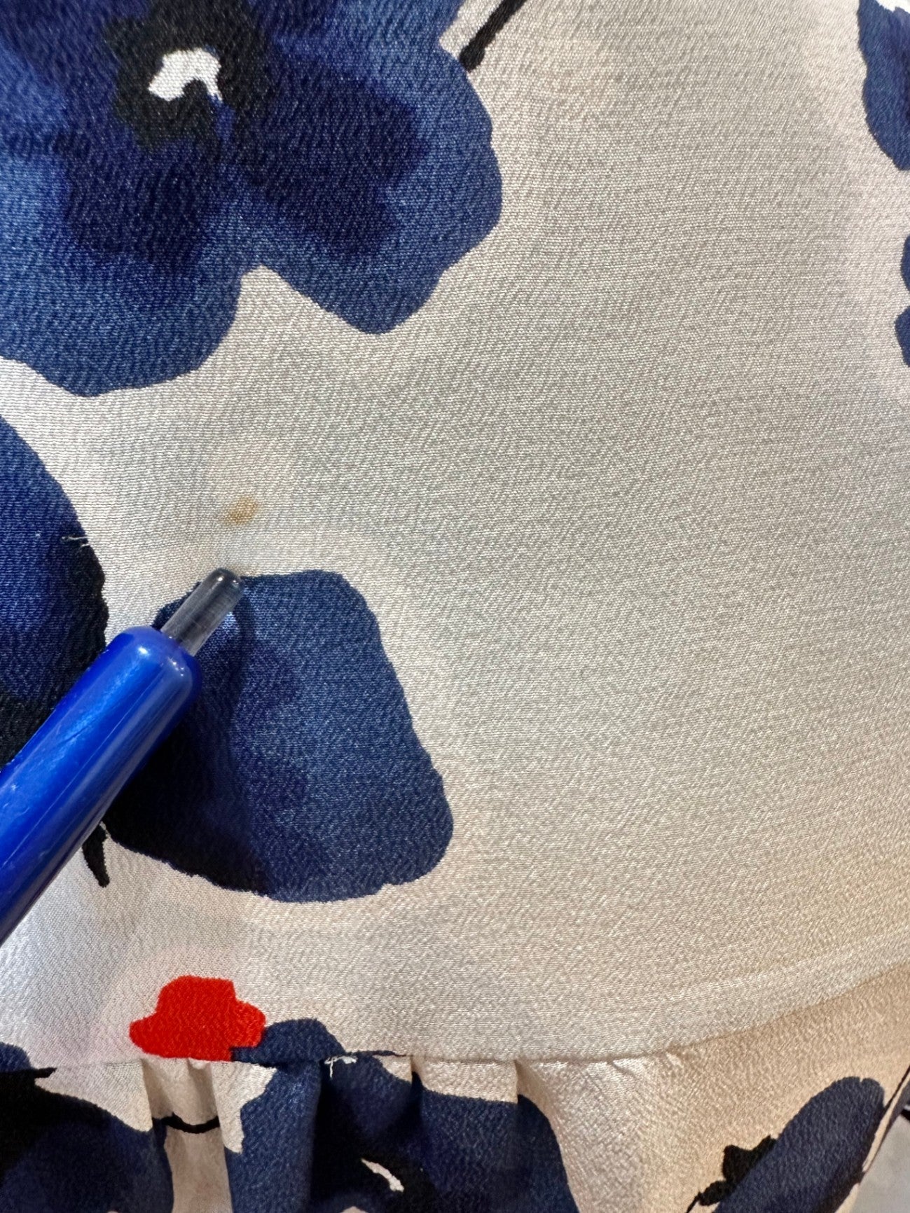 Ben Sherman - 100% Silk Dress - Medium [Some staining]