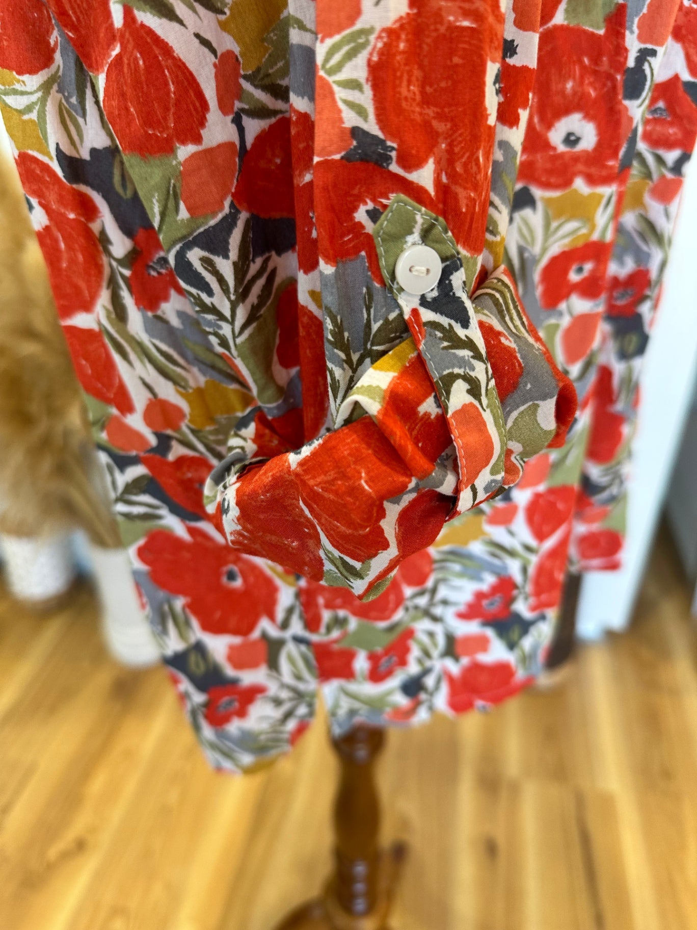 Seasalt Cornwall - Shirt - Size 18 - Red Poppies