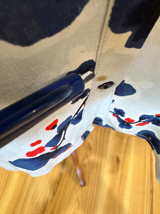 Ben Sherman - 100% Silk Dress - Medium [Some staining]