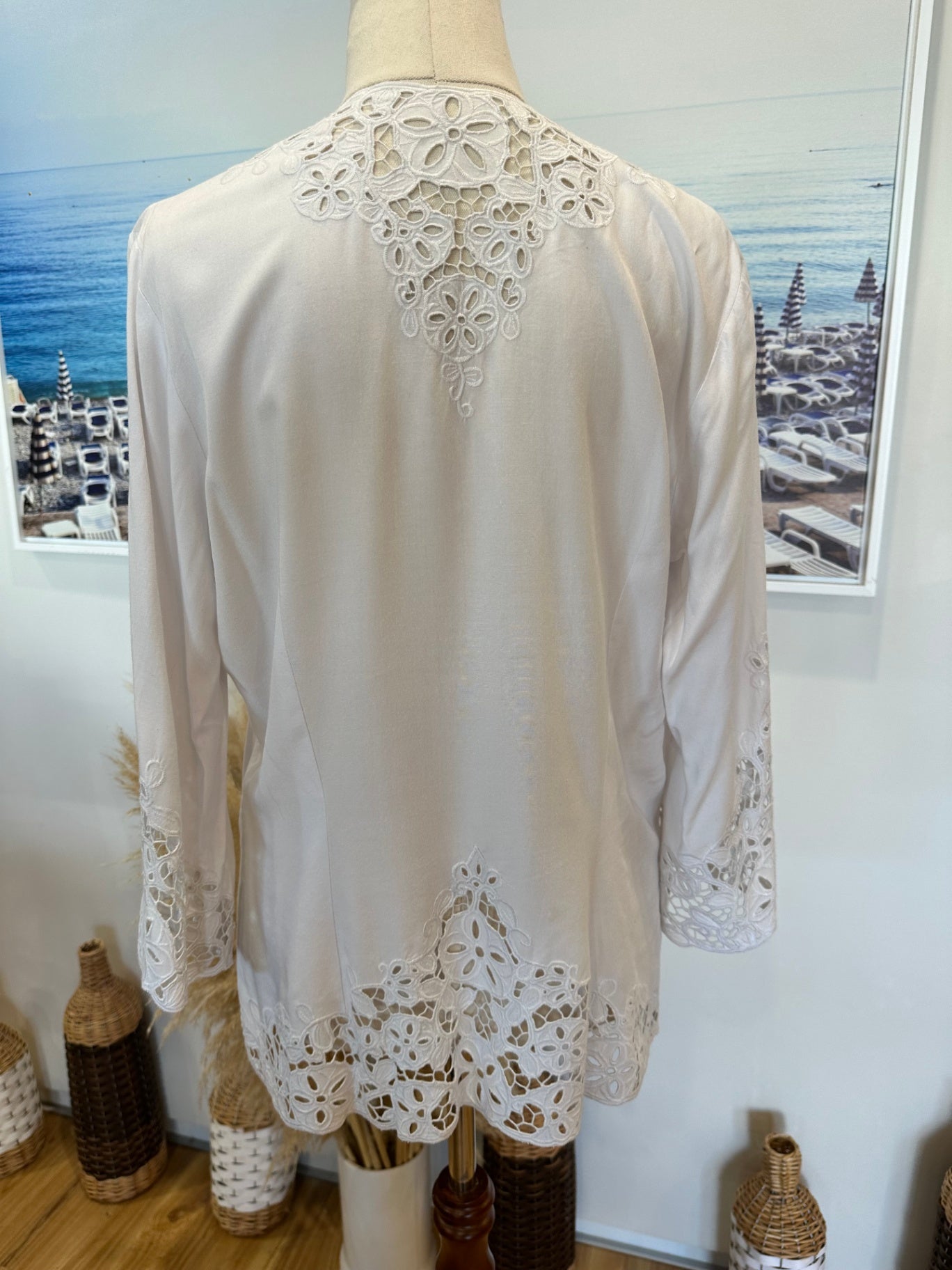 Uluwatu Lace - Blouse - Large - White / Cream