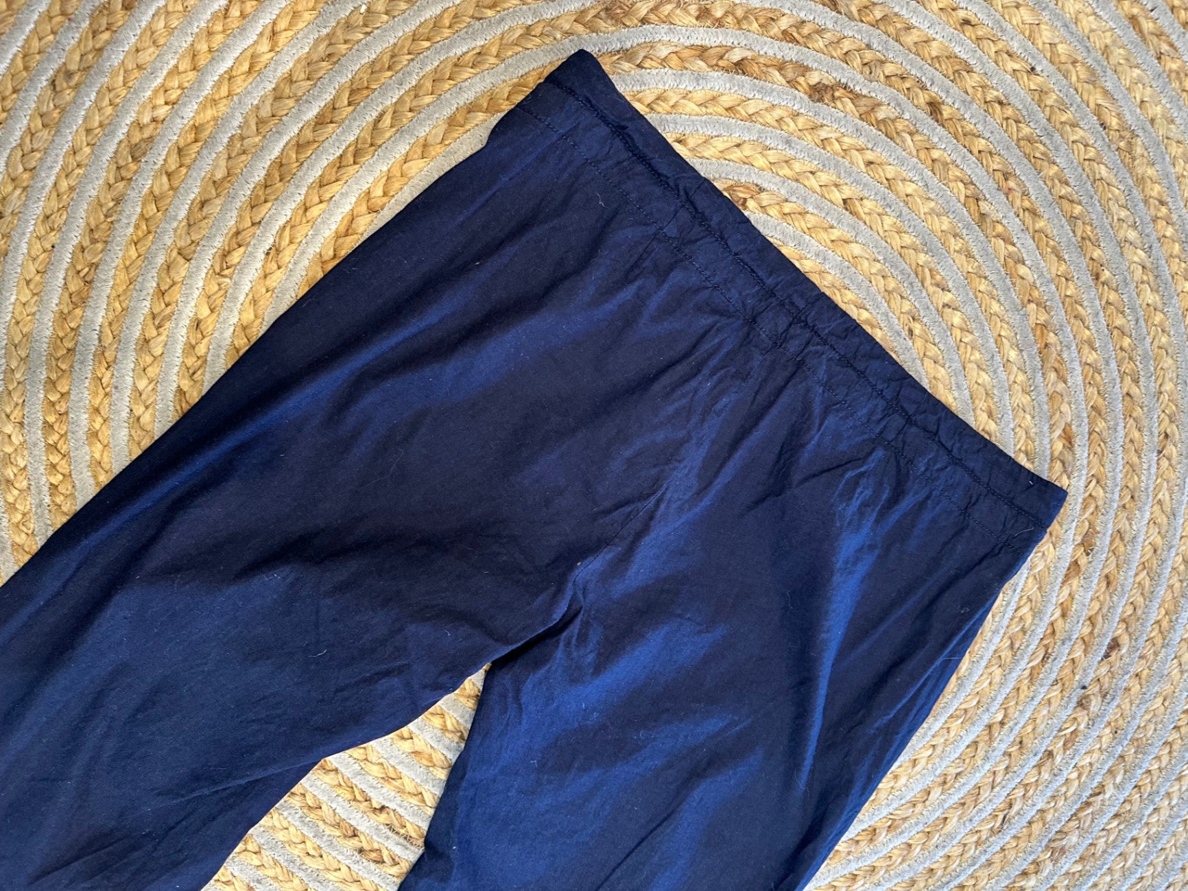 Gap - Linen Blend Pants - Size 12 - Dark Blue