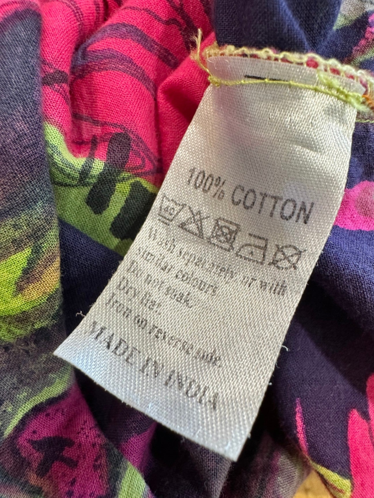 Monsoon - Summer Top - Size 14 - Pink + Green