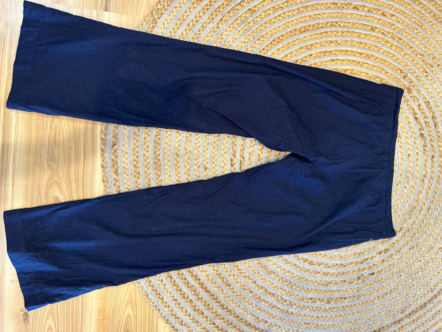 Gap - Linen Blend Pants - Size 12 - Dark Blue