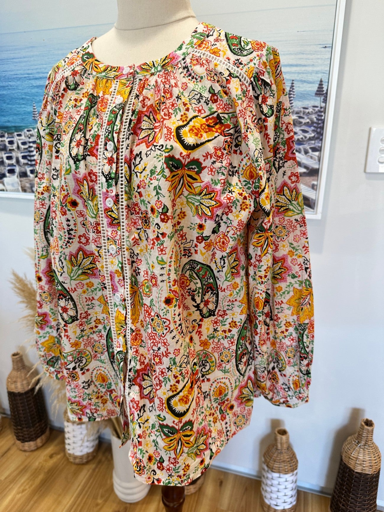 Blouse - Medium - Paisley Print