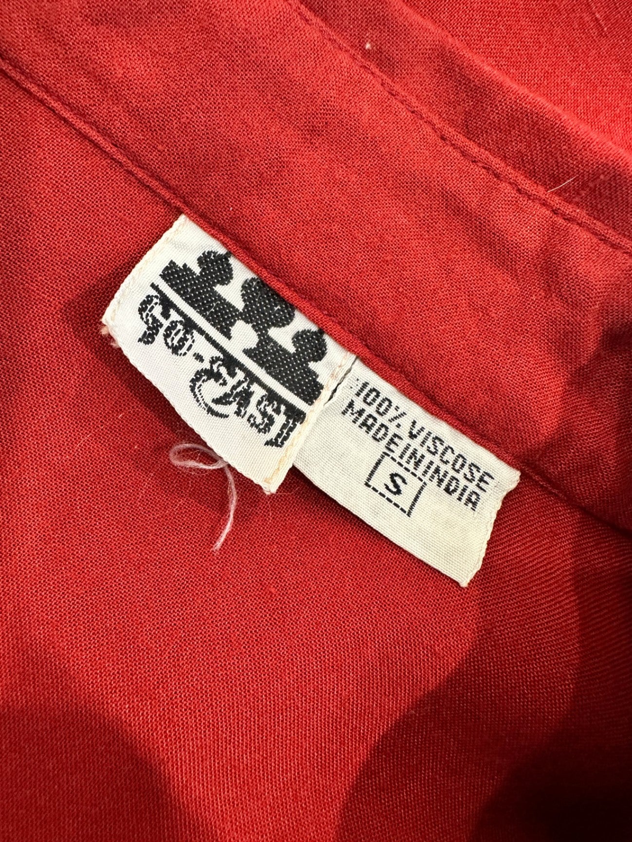 Go East - Longline Shirt - Small / Medium - Red