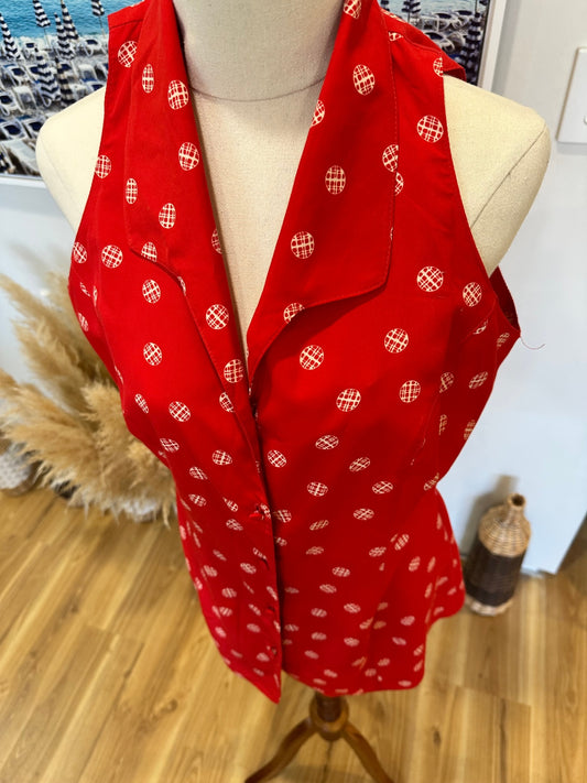 Daniel Hechter - Summer Blouse - Vintage 90's - Medium 